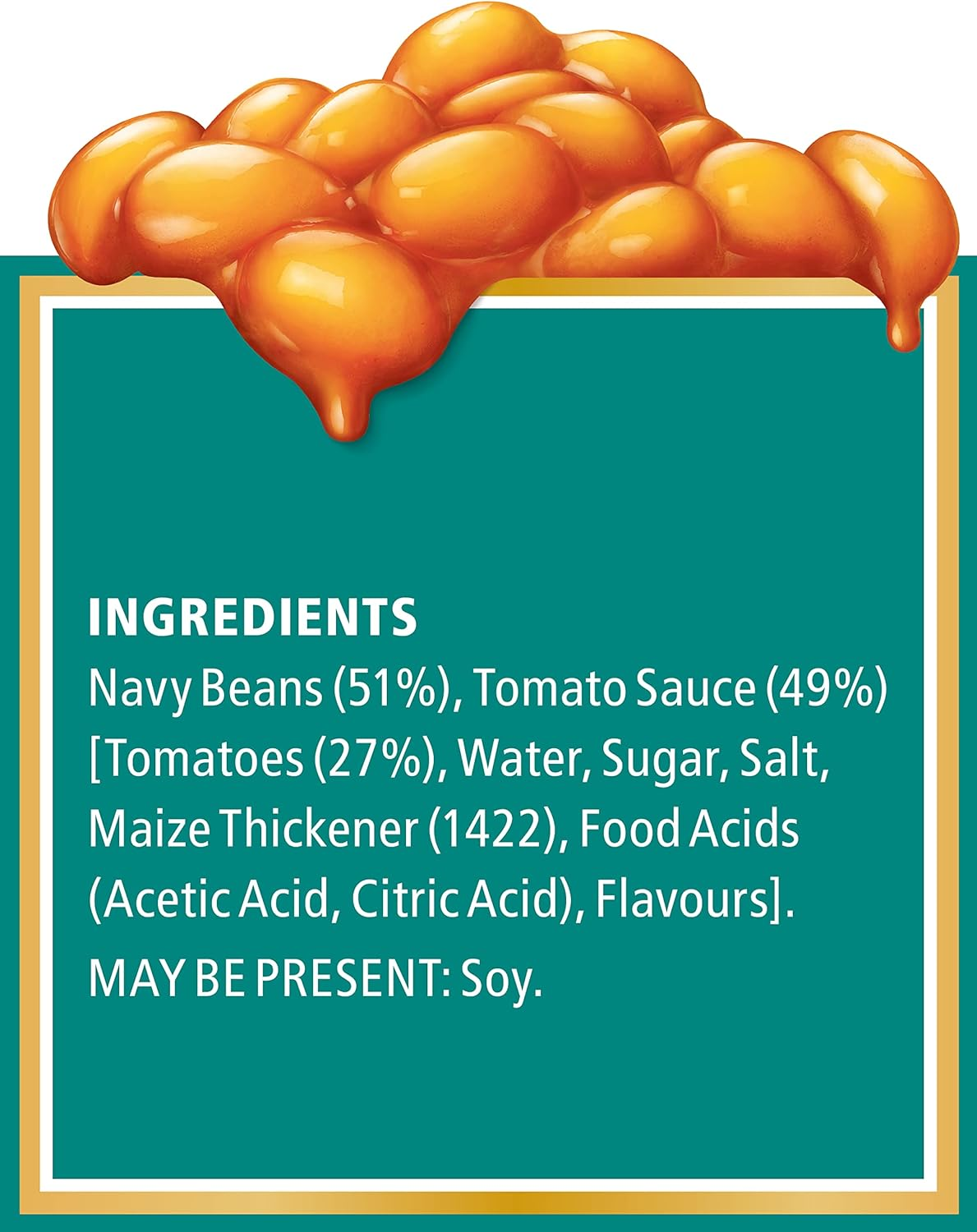 Heinz Beanz Baked Beans English Recipe Can 300G image number 2