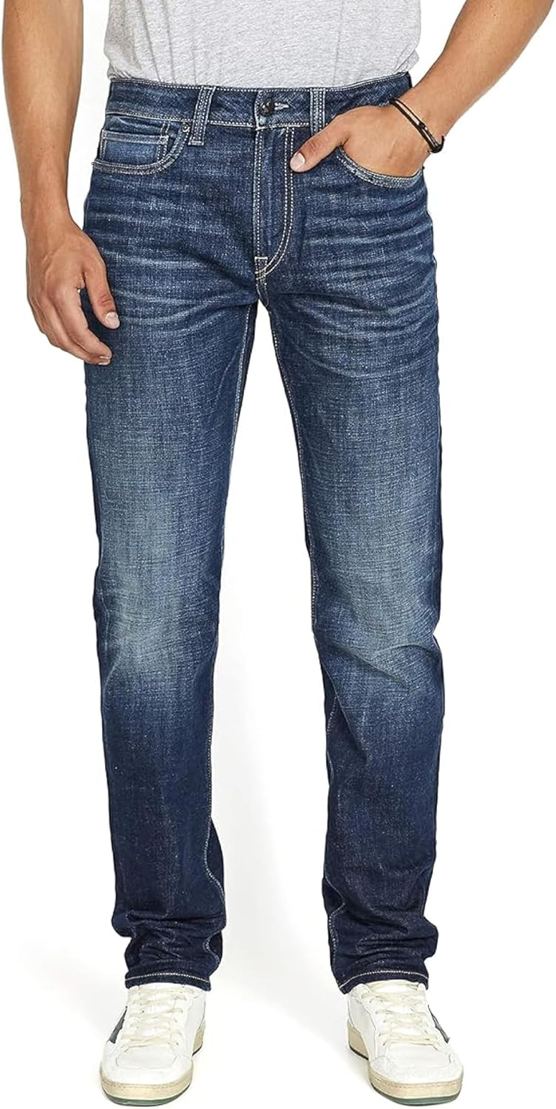 Buffalo David Bitton Men'S Ben Relaxed Tapered Denim Jeans