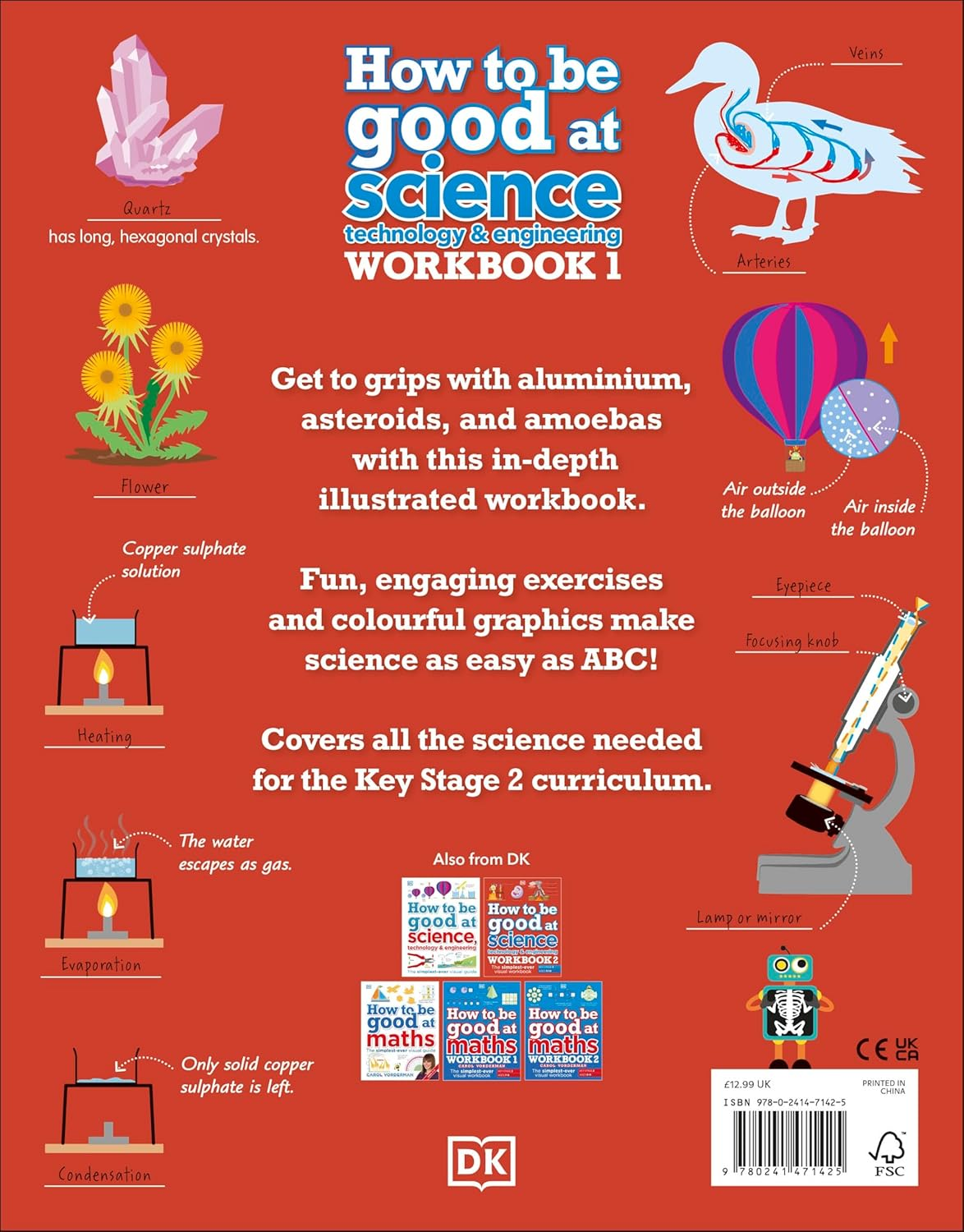How to Be Good at Science, Technology and Engineering Workbook 1, Ages 7-11 (Key Stage 2): the Simplest-Ever Visual Workbook