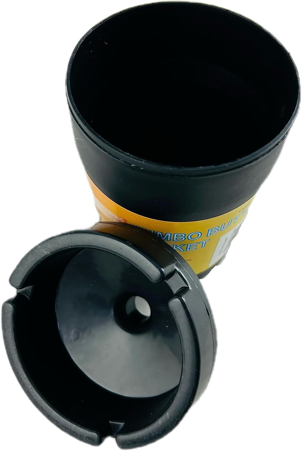 Lylac K005036 Butt Bucket Ashtray, Small, Black image number 1