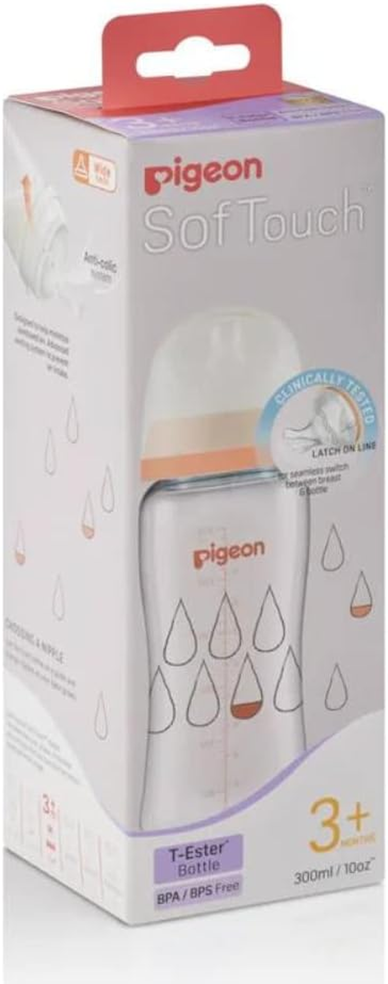 Pigeon Softouch III Bottle T-Ester 300Ml - Dewdrop image number 3