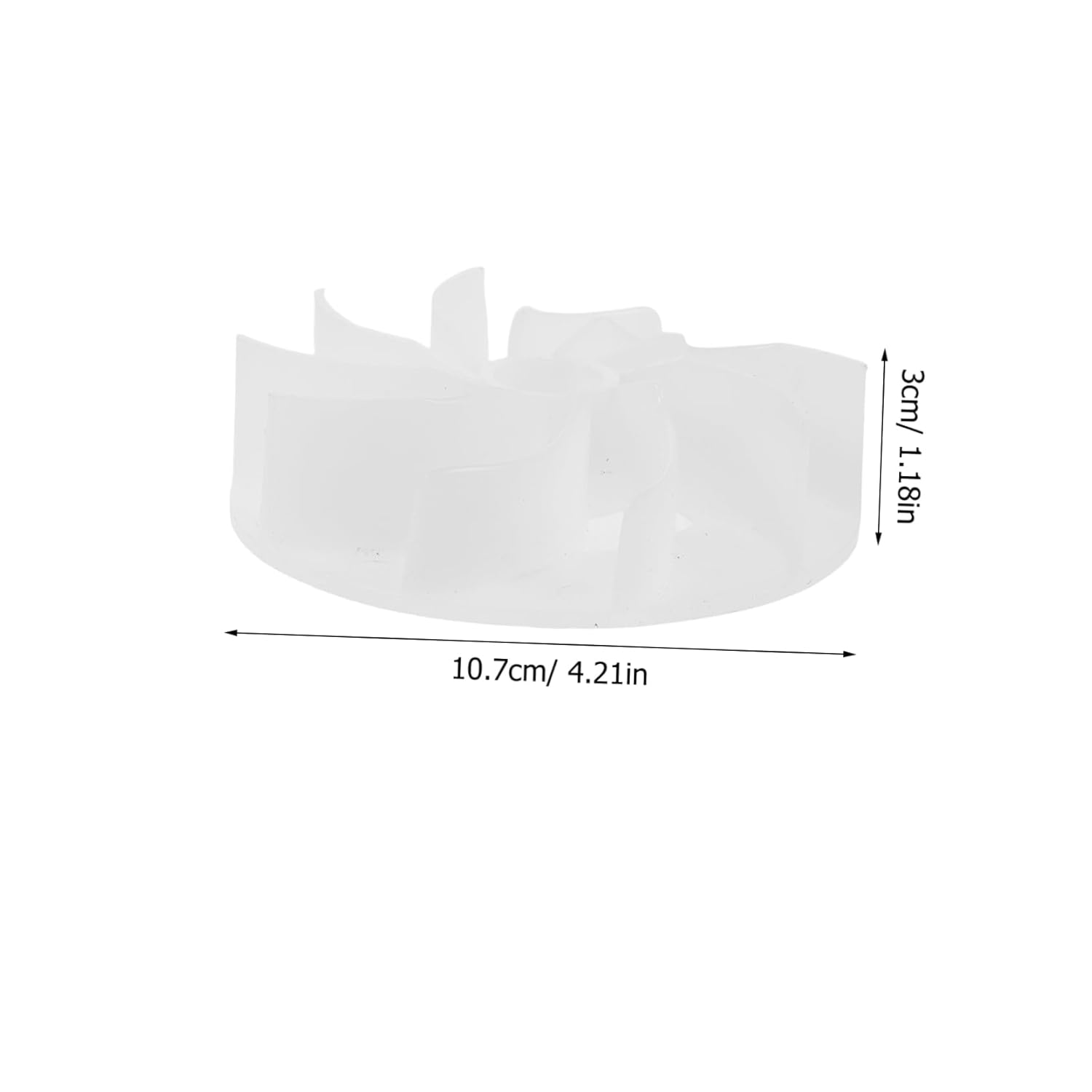 PENIKOKO 2Pcs Hair Dryer Diffuser Attachment Nozzle Motor Fan Replacement Blade for Dryer Blowdryer Air Duct Parts image number 1