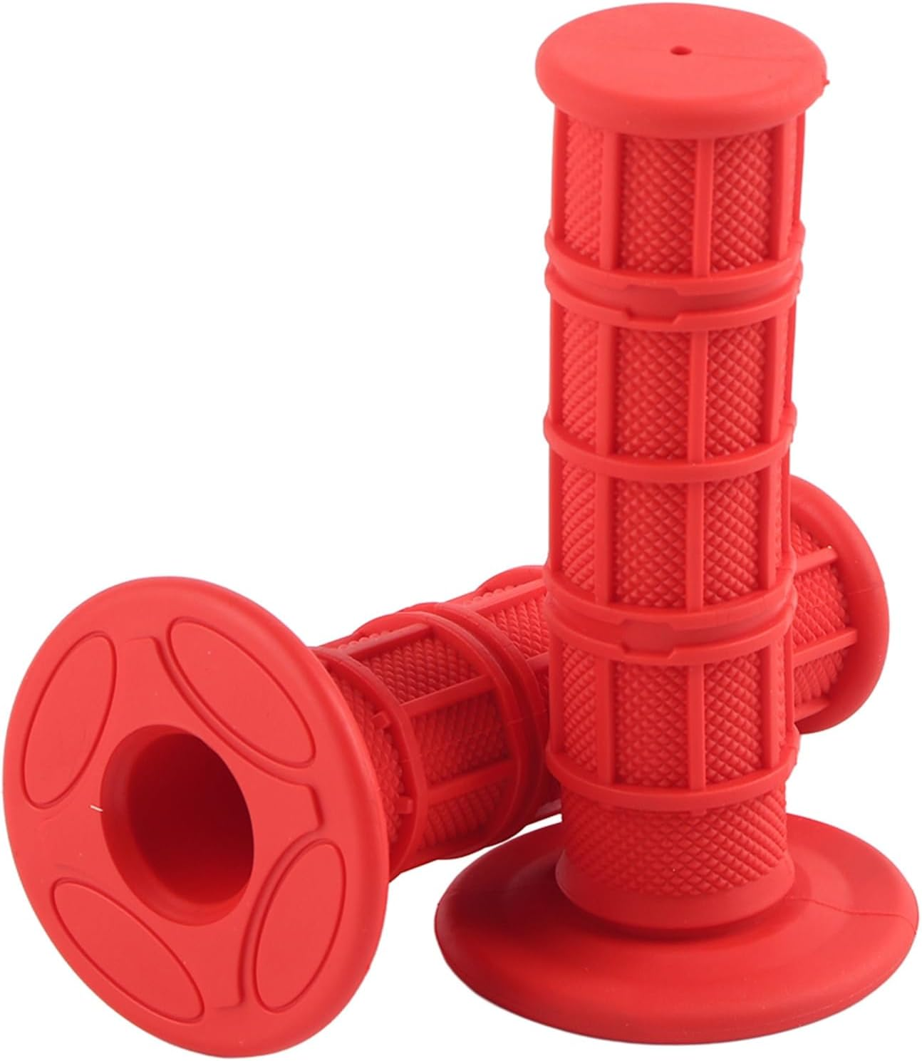 'Klanata Silicone Motorcycle Grips, 22Mm 7/8'' Scooter Grips Handlebar Hand Grips with 4 Colors Dirt Bike Grips for Most Motorcycle, Dirt Bike, Pit Bike Handlebar, 1 Pair'