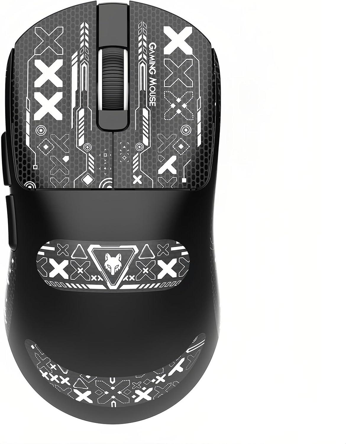 Lancoon Wireless Gaming Mouse with 12000 DPI Adjustable PU Sticker PAW-3311 Sensor 2.4G Tri-Mode Lightweight Rechargeable Long Lasting for Laptop Computer Office Home