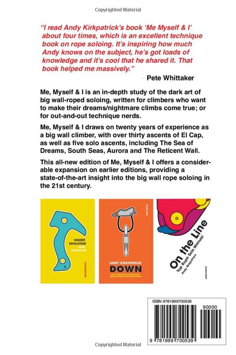 Me, Myself & I - Third Edition: the Dark Art of Big Wall Soloing image number 1