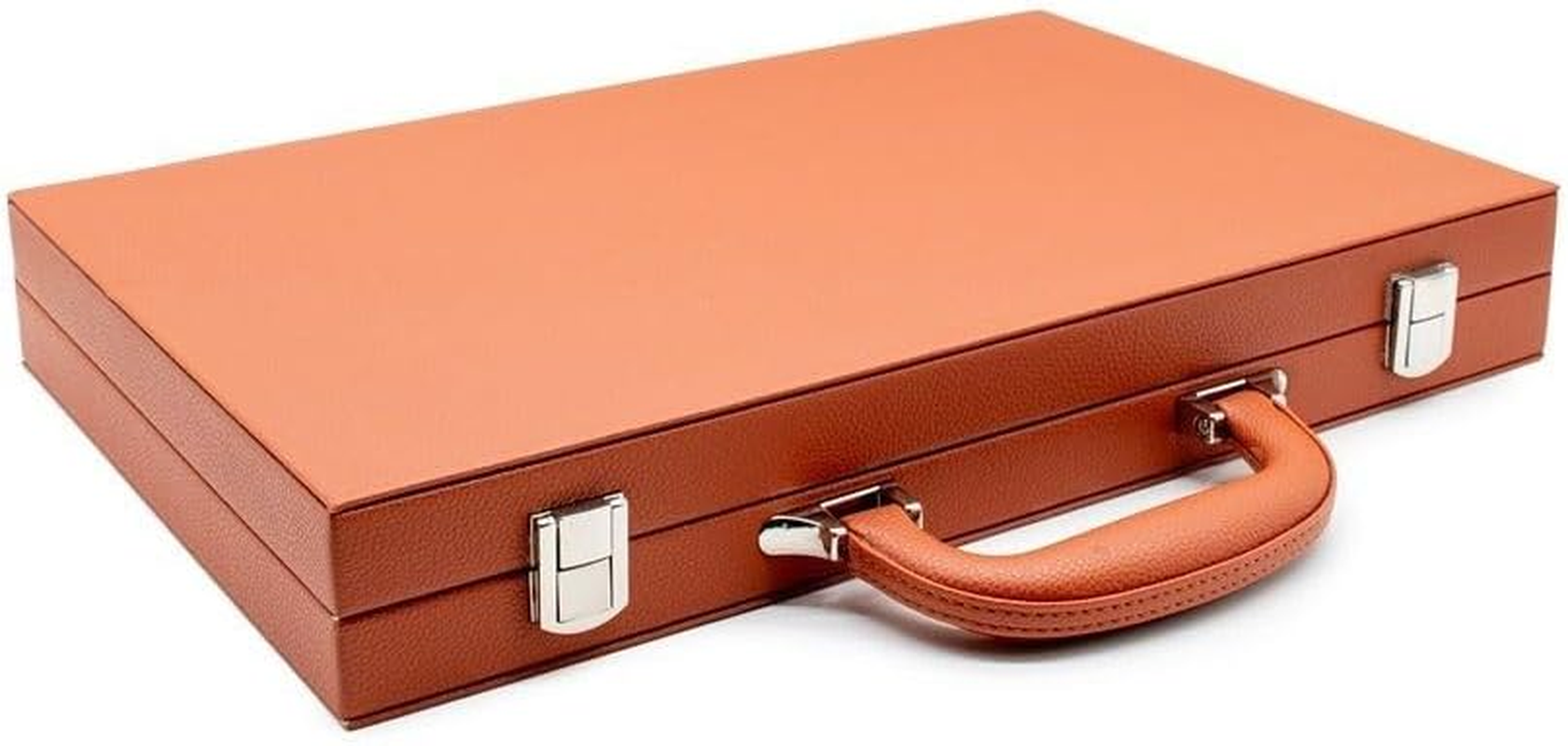 LPG Classics Leather Backgammon Set - Brown image number 4