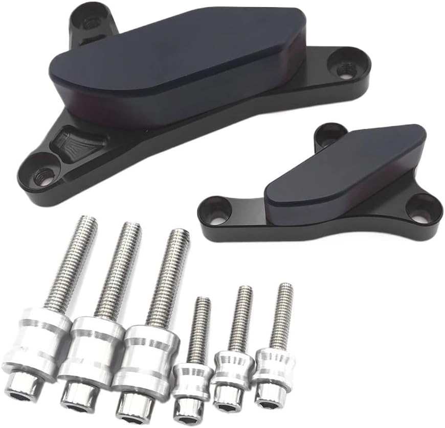 Compatible with YZF R1 2007 2008 YZF-R1 YZFR1 Motorcycle Engine Guard Protection Sliders Crash Pad Accessories(Black)