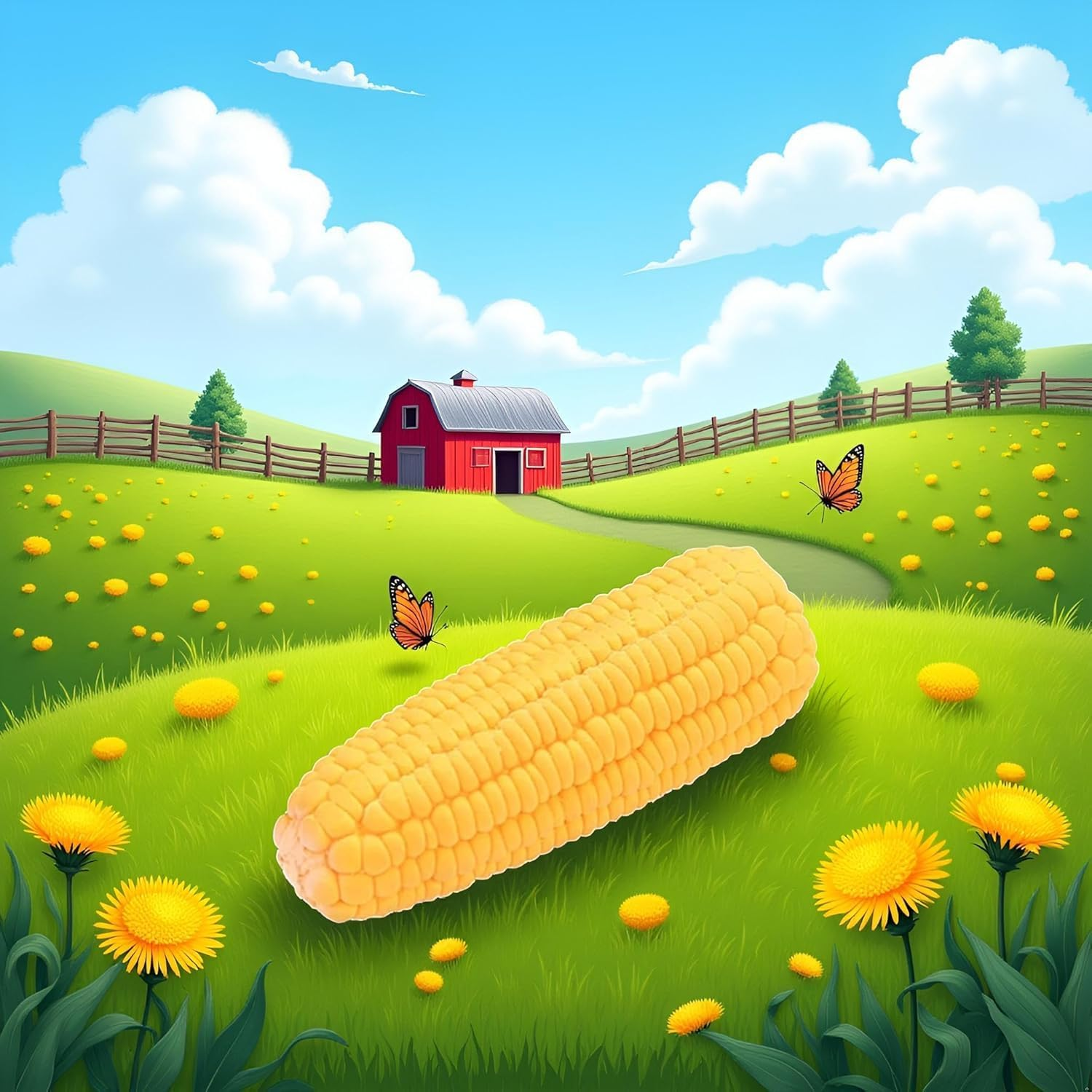 Hehglng Pet Dog Puppy Latex Corn Shape Squeaky Bite-Resistant Interactive Play Chew Toy Pet Supplies,Dog Chew Toys Corn Squeaky Toys Aggressive Chewers for Small/Medium/Large image number 6