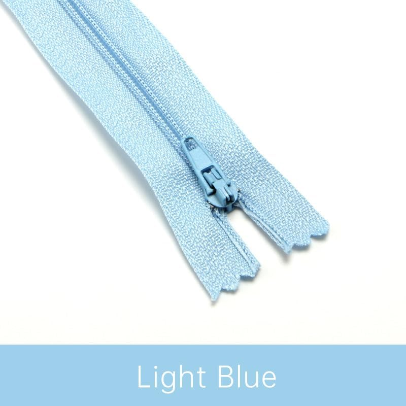 20PCS 8Inch Closed End Nylon Coil Zippers Resin Zipper Sewing Zippers Tailor Sewer DIY Craft Sewing 20CM image number 4