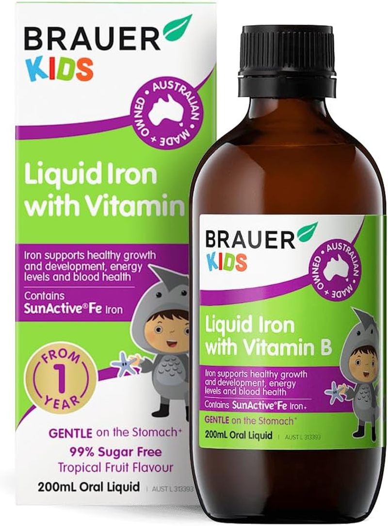 Brauer Kids Liquid Iron with Vitamin B