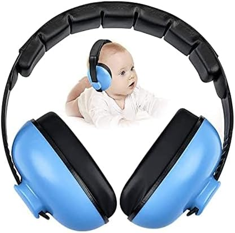 Noise Cancelling Headphones for Kids, Babies Ear Protection Earmuffs Noise Reduction for 0-3 Years Babies, Toddlers, Infant (Blue)