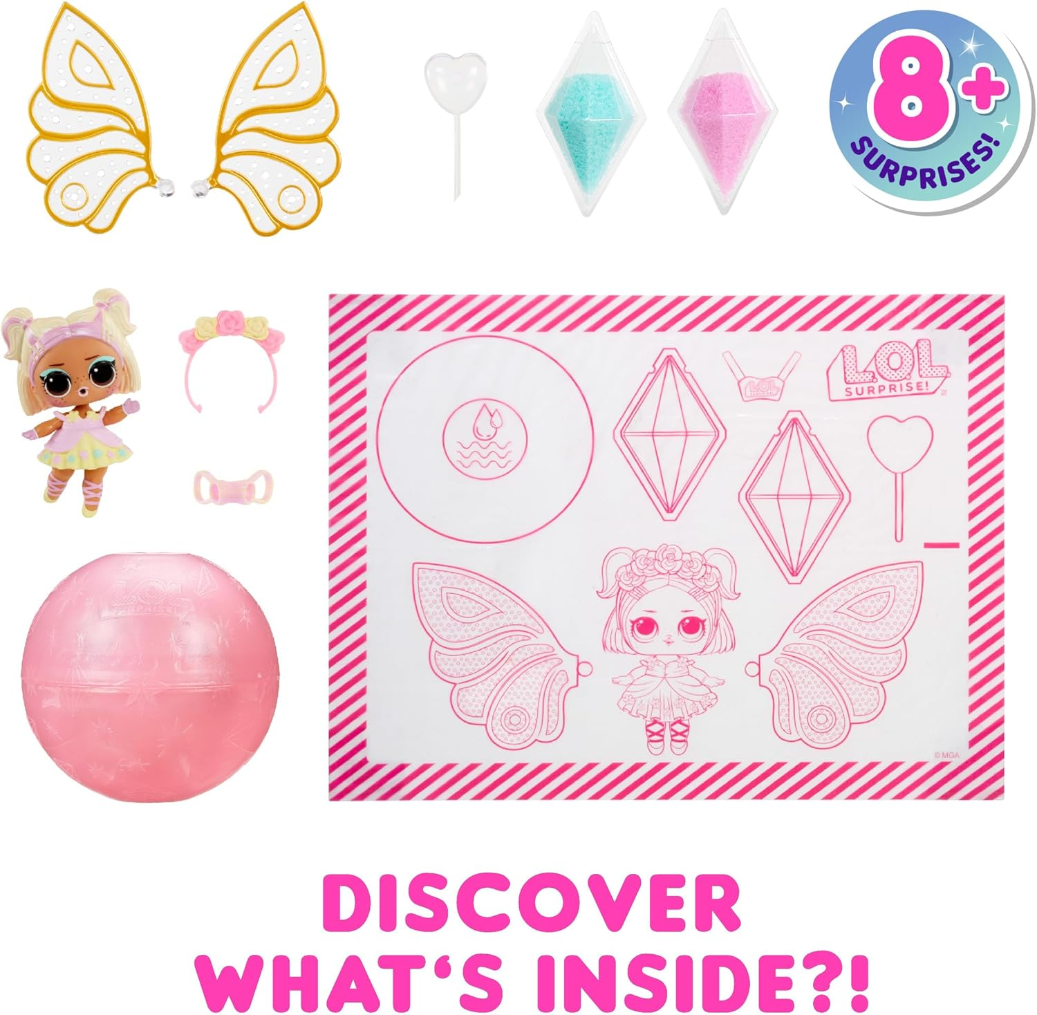 L.O.L. Suprise! Fairies Tots - Includes 1 Doll, Blind Packaging, 8 Dolls to Collect, Customise Fairy Wings for Your Tots, Ideal Present for Kids Ages 4+ image number 1