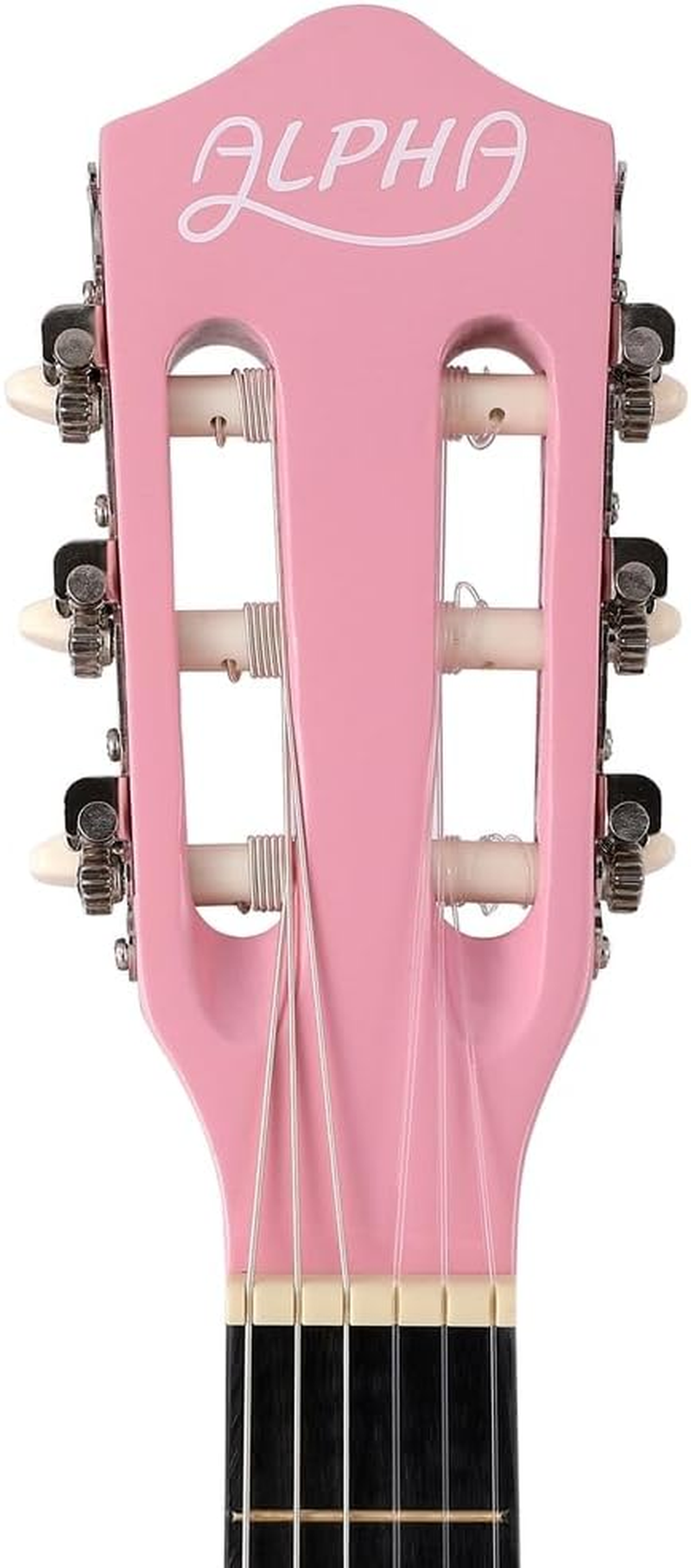 Alpha 34 Inch Guitar, Acoustic Classical Full Size Wooden Guitars Musical Instruments Kids Adult Children Beginner, 19 Frets and 6 Strings with Carry Bag, 3 Picks Pink image number 1