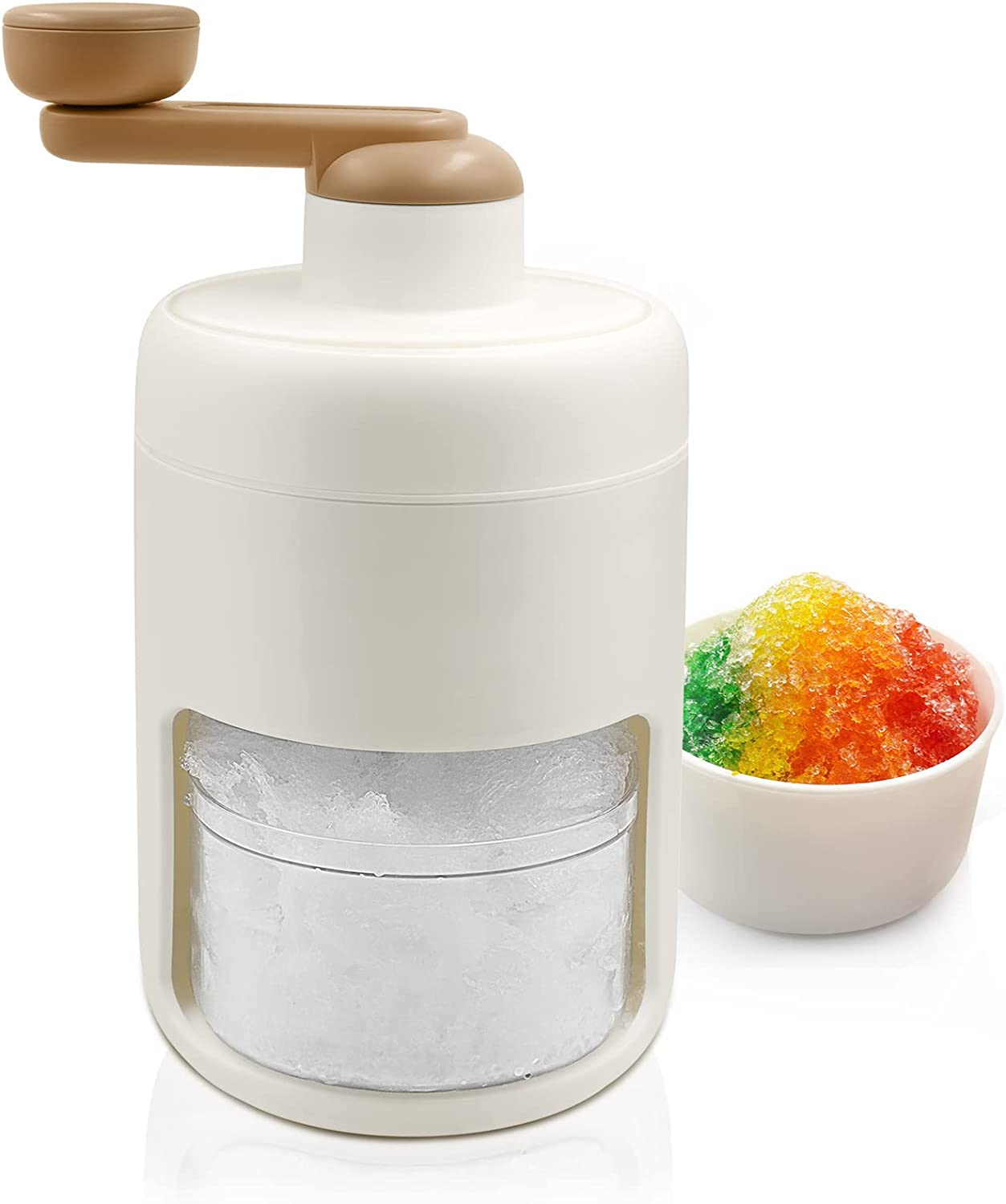 AYHOJIO Slushie Machine, Snow Cone Machine, Shaved Ice Machine, ICEE Slushy Maker Machine - Ice Cream, Snowcone, Kakigori, Bingsu, Cocktail, Margaritas Maker, Manual Ice Crusher Shaver for Kids Home image number 1