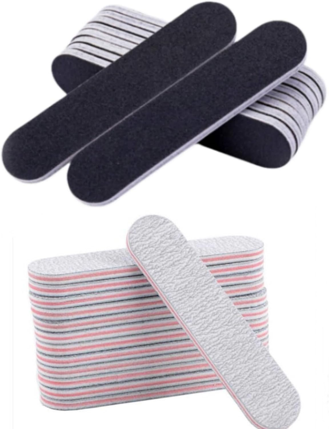 Nail Files - 20 PCS 100/180 Grits Nail File and Buffers, Mini Nail File Double Sided Emery Boards Manicure Nail Tools for Natural and Acrylic Nails image number 5