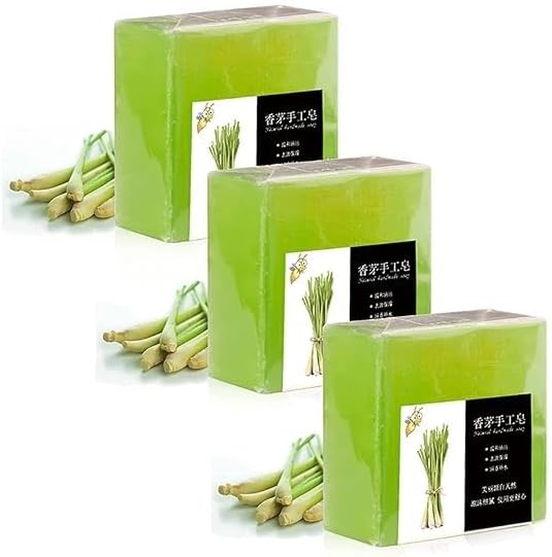 2024 Citronella Soap Bar, Citronella Lemon Soap,Firming and Brightening Your Complexion,Natural Handmade Soap Bar for All Skin Types