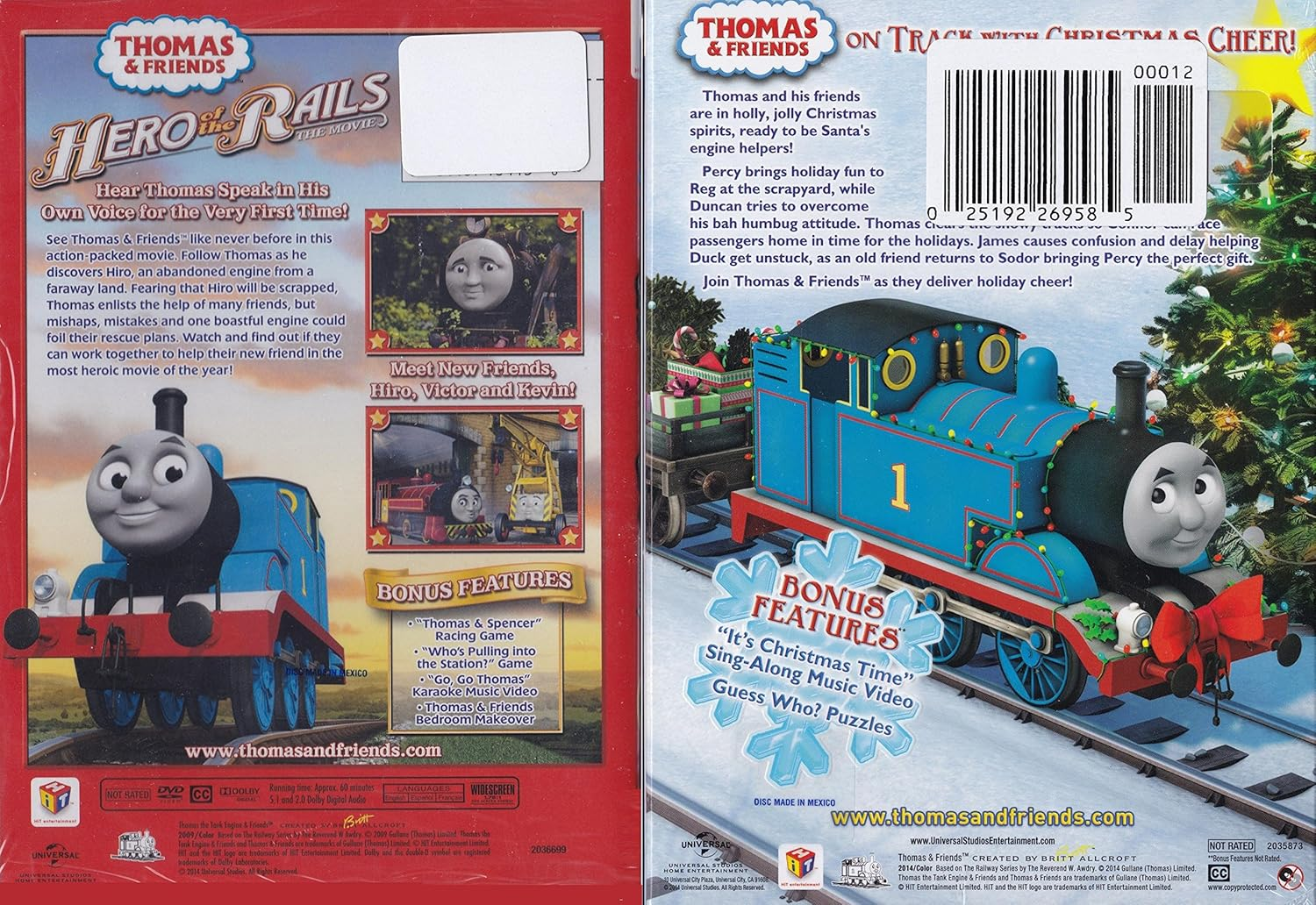 Thomas & Friends the Christmas Engines and Hero of the Rails the Movie image number 1