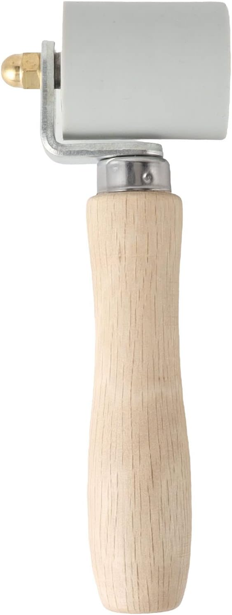 Seam Roller, Silicone Seam Tester with Bearing Design, Ergonomic Handle, Detachable Structure, Silicone Seam Roller for PVC Roofing Tape, Smoothing Seam Roller Tool (Gray Width image number 5