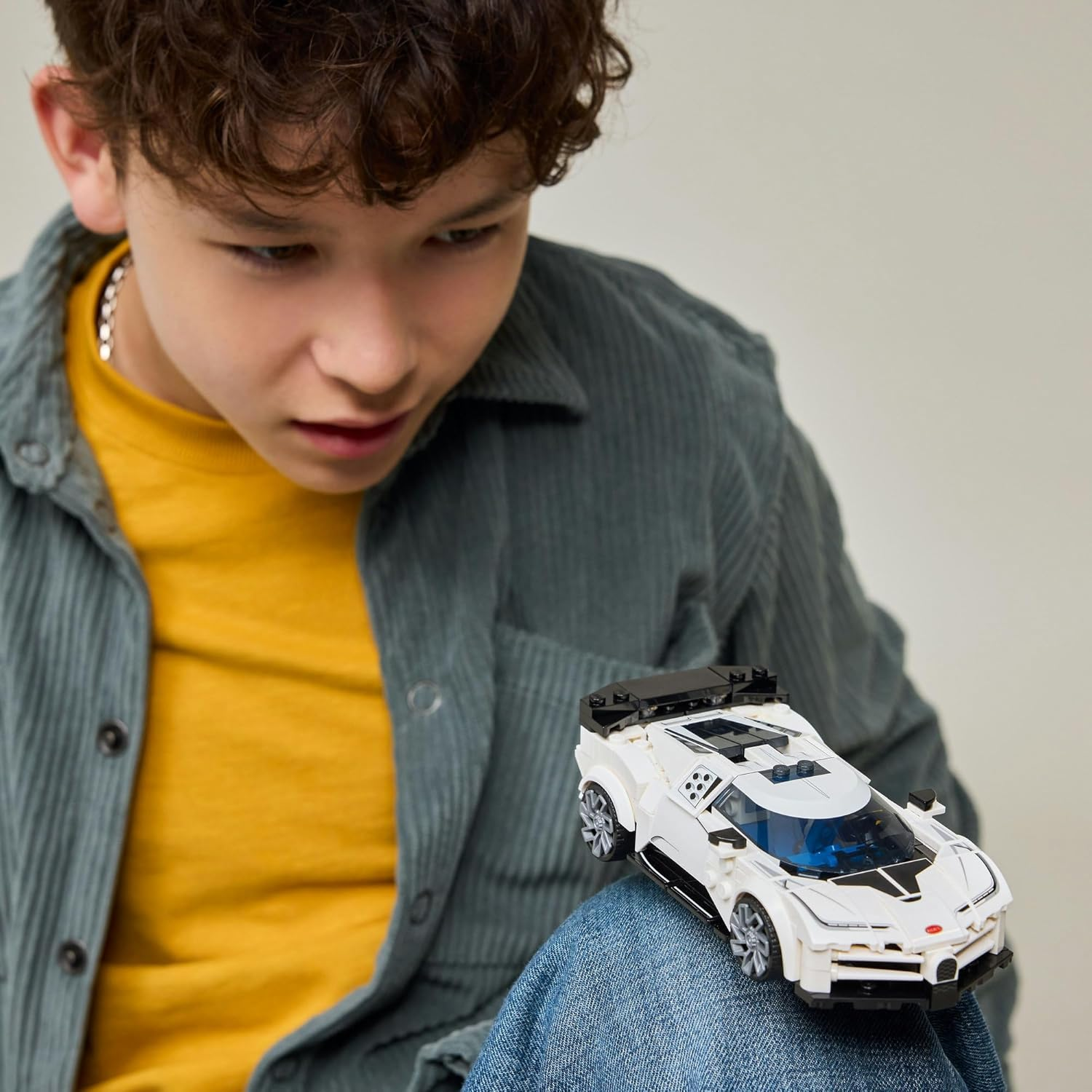 LEGO&reg; Speed Champions Bugatti Centodieci Hyper Sports Car 77240 Toy for Boys and Girls, Model Kit, Vehicle Building Set, Playset with 1 Collectible Minifigure, Toy for Kids Aged 9 and Over