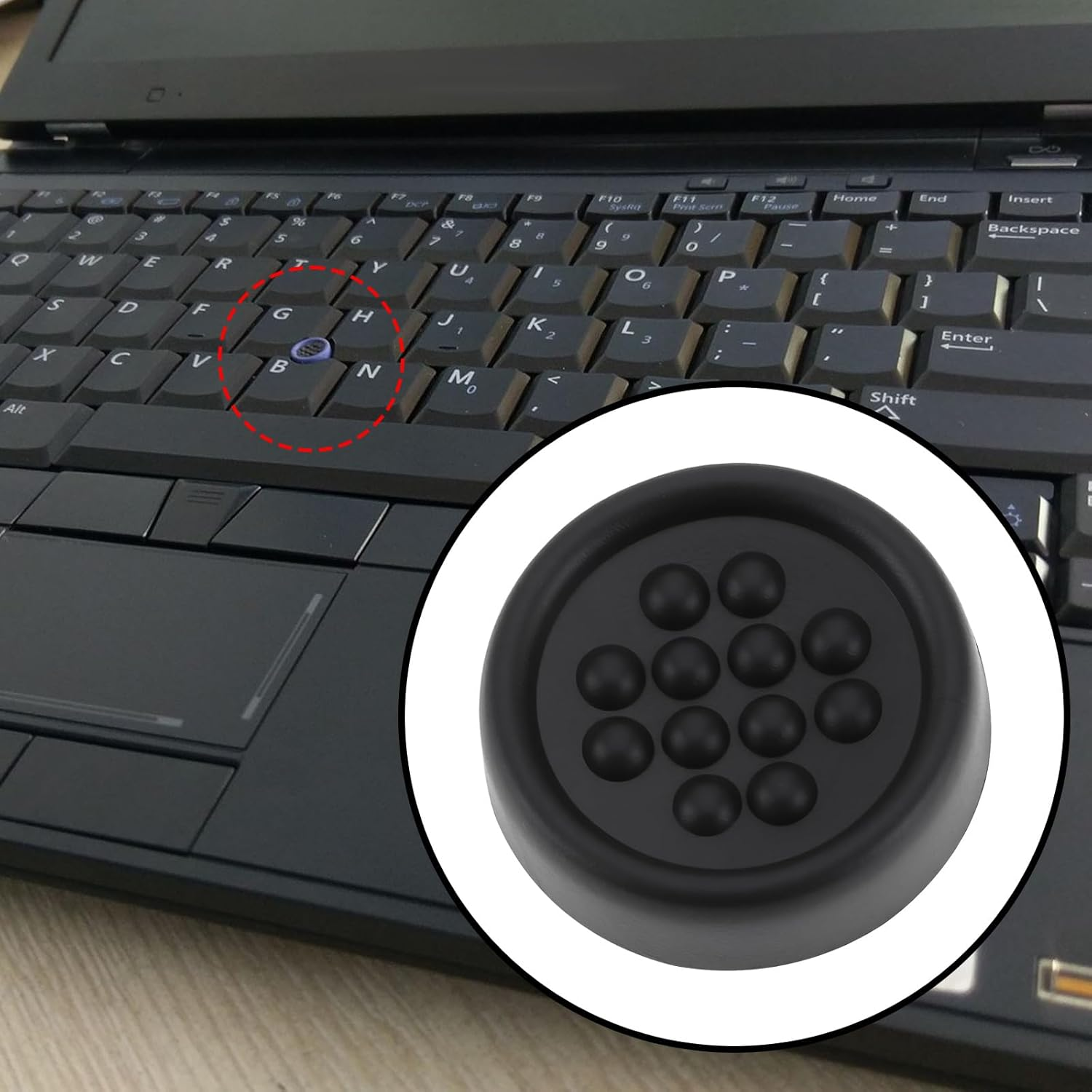 LT Easiyl 10X Keyboard Mouse Stick Cap Compatible with Dell Latitude E4300 E4310 E6400 E6430 E7450 E7440 image number 1