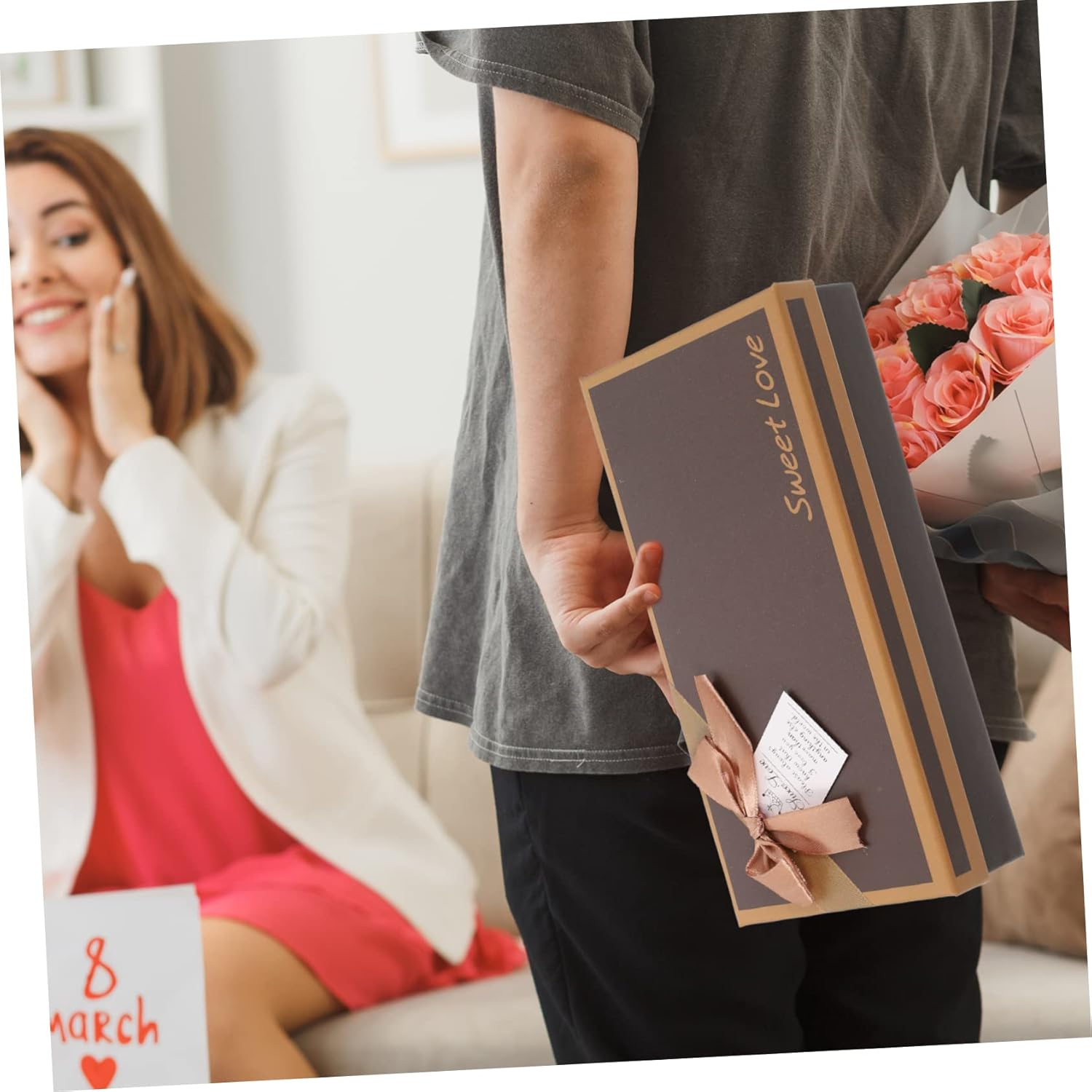 MERRYHAPY Artificial Rose Soap Flowers 18Pcs in Box Scented Soap Decorations for Valentine'S Day Mother'S Day Women image number 5