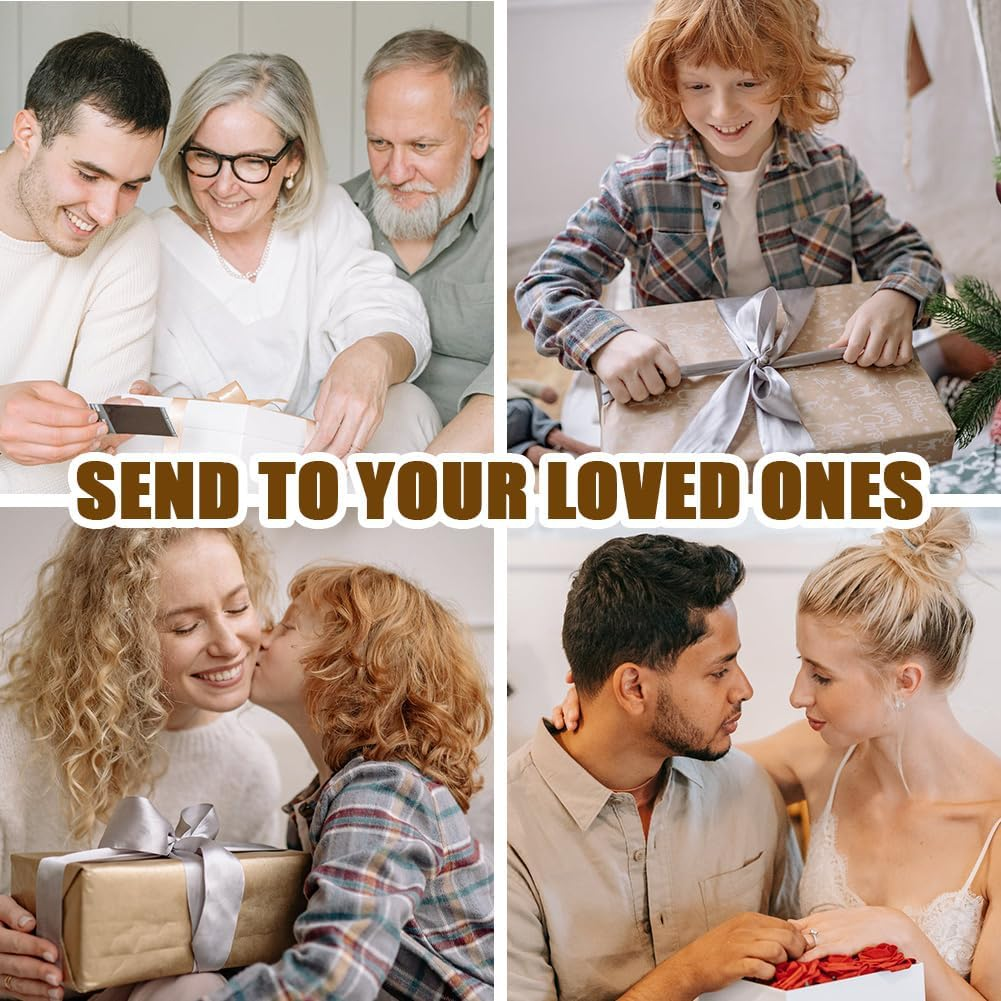 Arricraft 1 Pc Wood Memory Keepsake Box, Line Wildflowers Build a Life Memory Box with Hinged Lids Laughter Love Keepsake Chest for Halloween Gifts Christmas Picture Letter Storage 24.5X19.5X10.3Cm image number 1