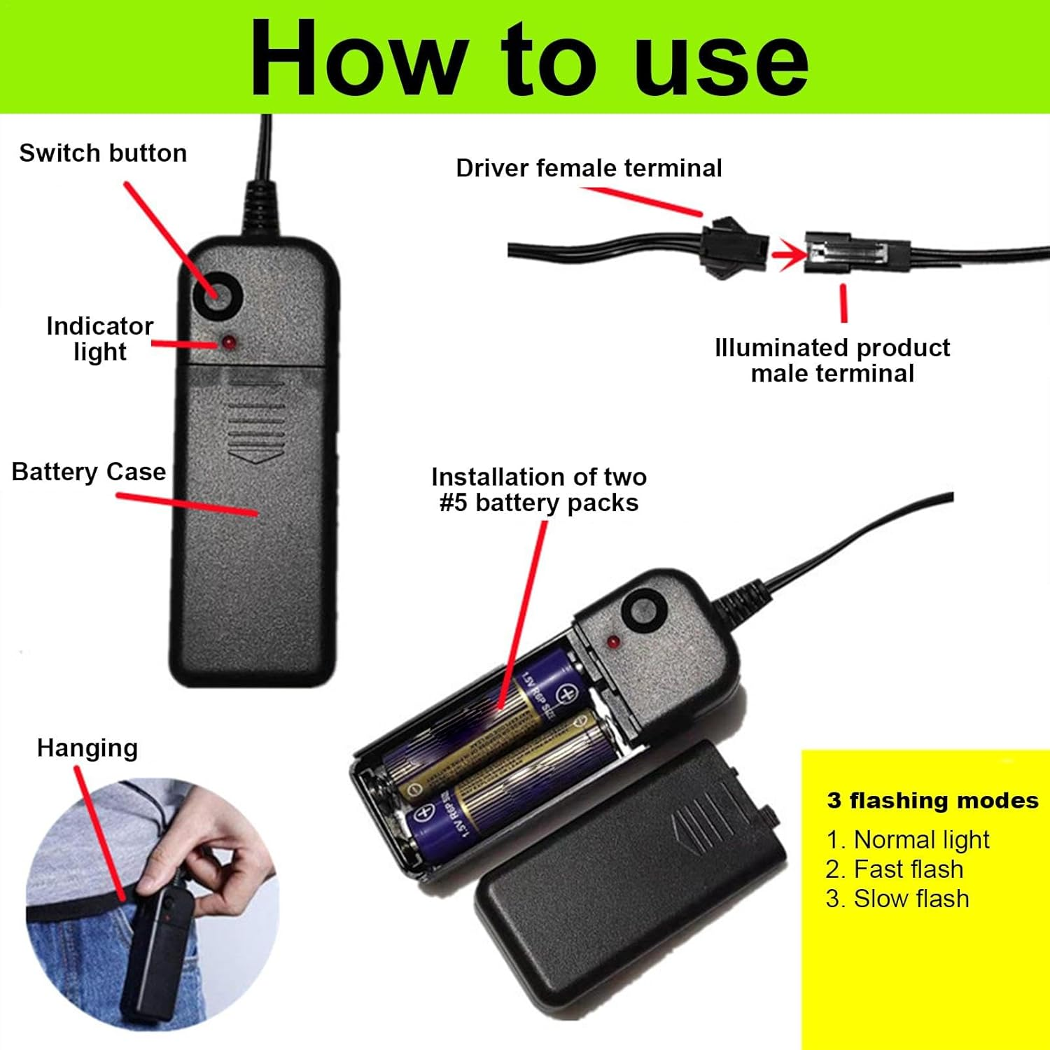 Cowboy Hat - Party Headwear Cowboy Hat,Led Hat, Party Cowboy Hats Battery Operated, Dress up Hat, Disco Western Costume Accessories - Blue image number 3