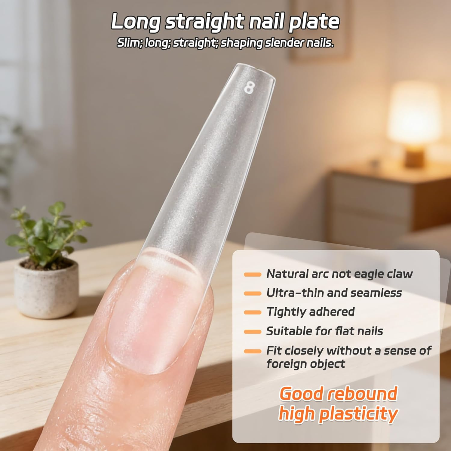 FLYTIN 240 Piece Nail Forms, Professional Acrylic & Gel Nail Extension Form, Sandwich-Structure Fake Nail Mold, Ultra-Thin Seamless, Strong Flexible for Home Salon Beginners Pros (Y) - J image number 7