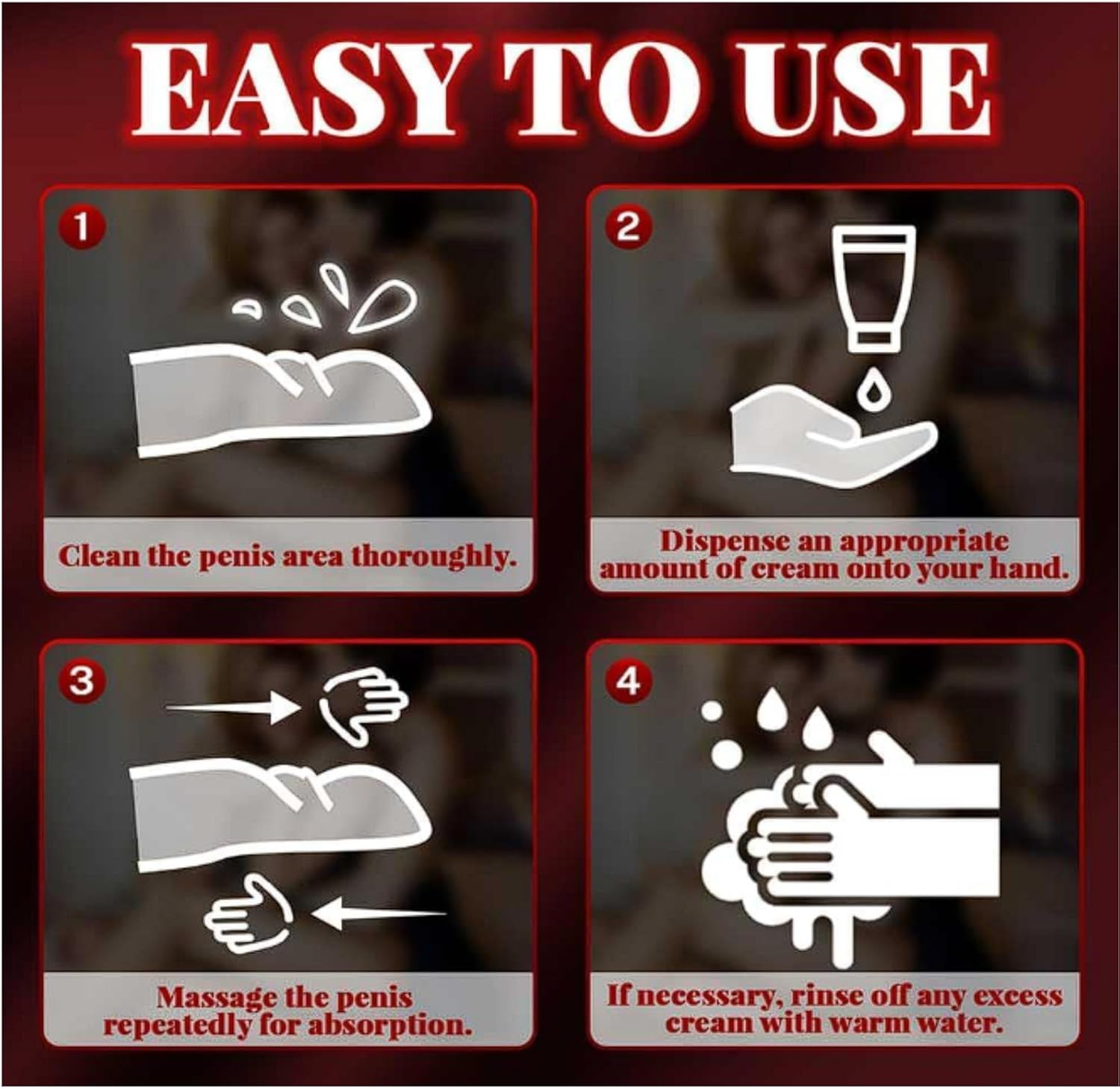 Nuvilo Male Enhancement Cream, Body Cream for Private Part, Men'S Re-Vitalize Enlargement Gel, Enhance Size and Performance - Get Bigger Thicker and Stronger (2Pcs) image number 3