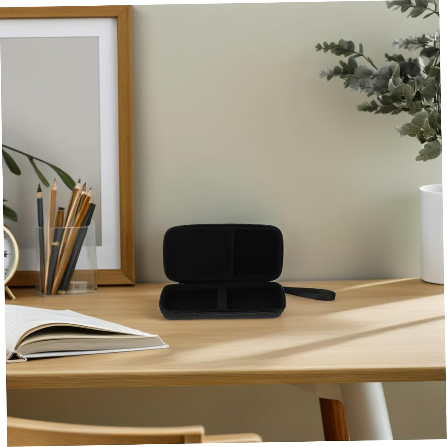 TEHAUX Graphing Calculator Storage Bag Hard Shell Case Mesh Pocket Large Capacity Protective Carrying Case for Ti-Plus Models and Scientific Calculators image number 2