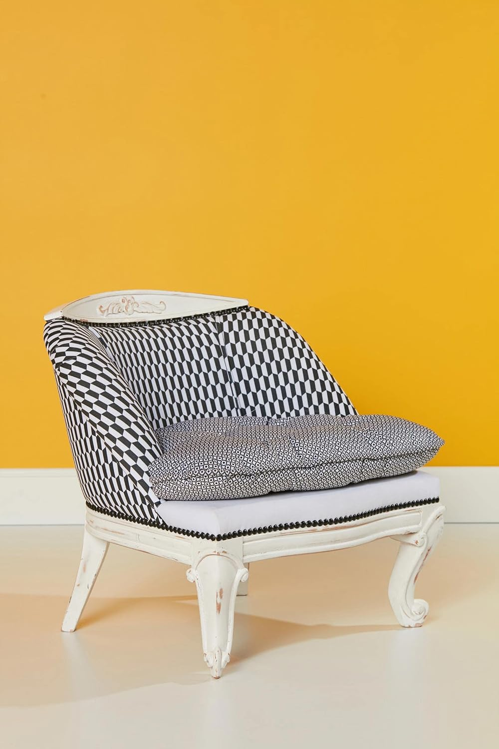 Adnan Bostan Furniture - Pavpav Collection, Cat Bed, Cat Furniture, Decorative Cat Bat, Cat Beds, Decorative Cat Furniture, Cat Sleeping Bed, Decorative Cat Couch, Modern Cat Bed (Black & White) image number 6