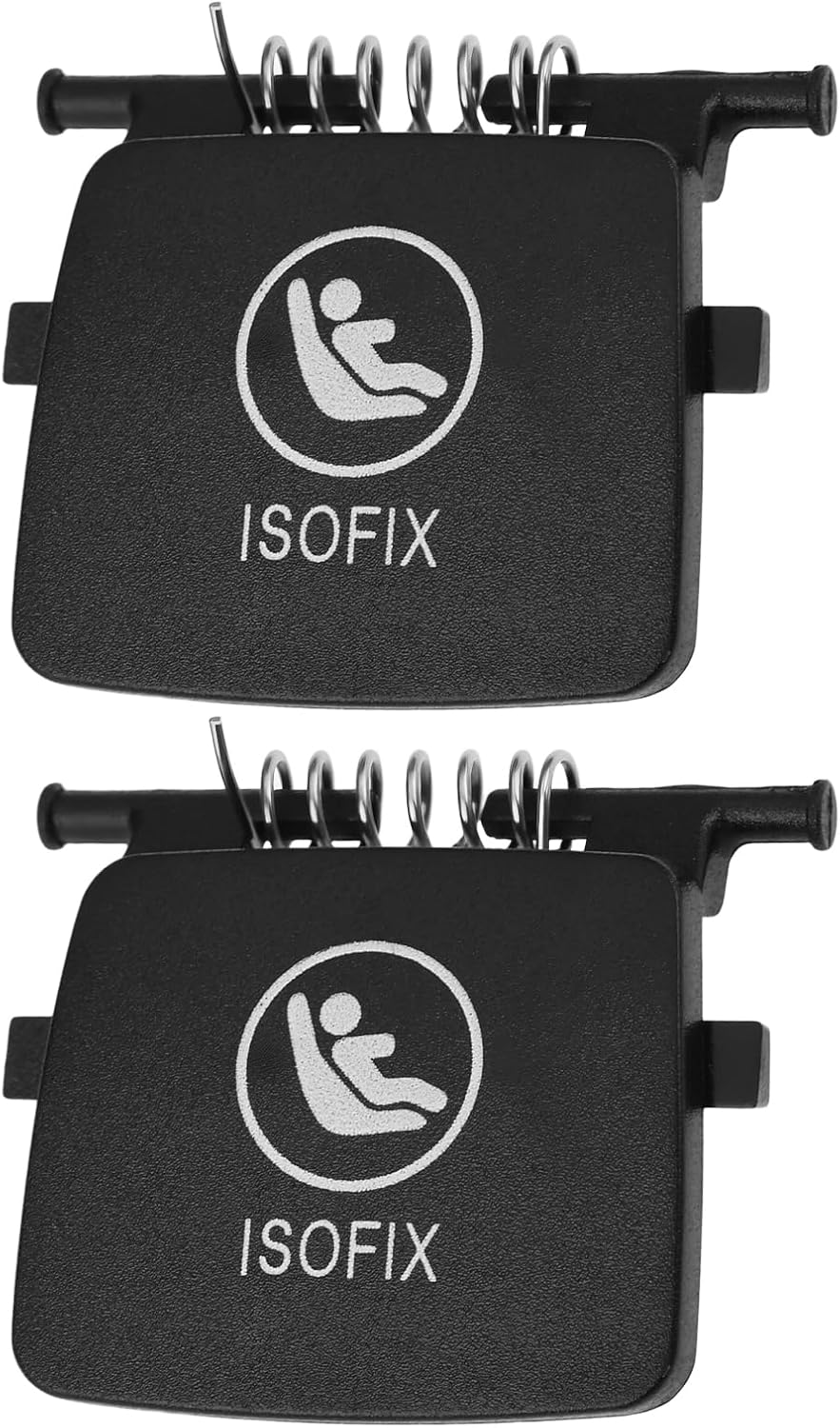 2Pcs Rear Seat Isofix Cover Panel 52207474100 Compatible with BMW X3 X4 G01 G02 2018-2021 image number 1