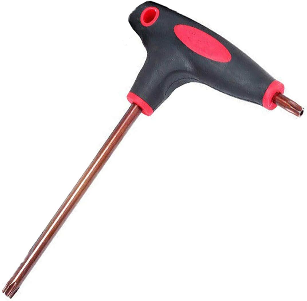 SENRISE Torx Wrench T30 T-Handle Screwdriver Torx Star Key Angle Wrenches T Type Driver Socket Wrench for Torx Screws/Bolts/Fittings (Pack of 1) image number 1
