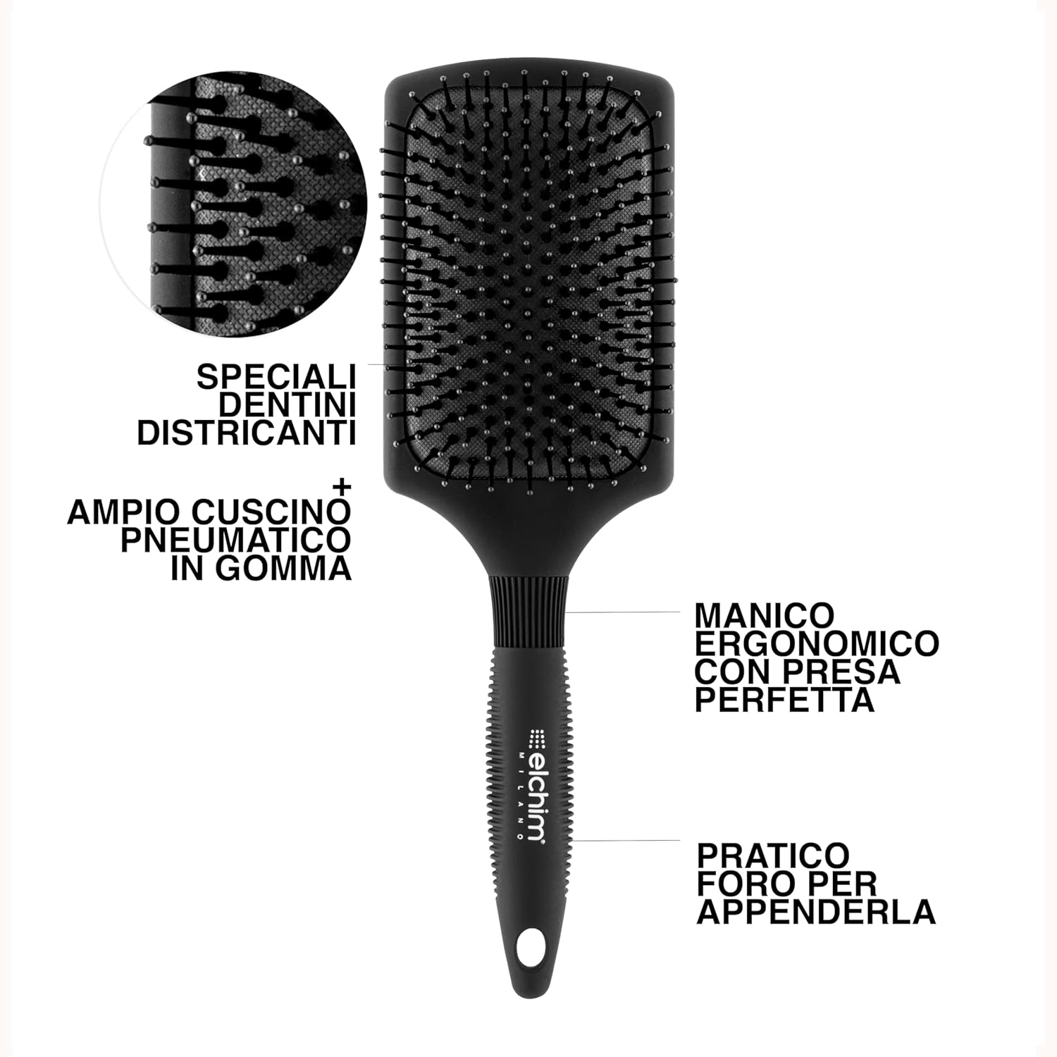Elchim - Premium Paddle Brush image number 2
