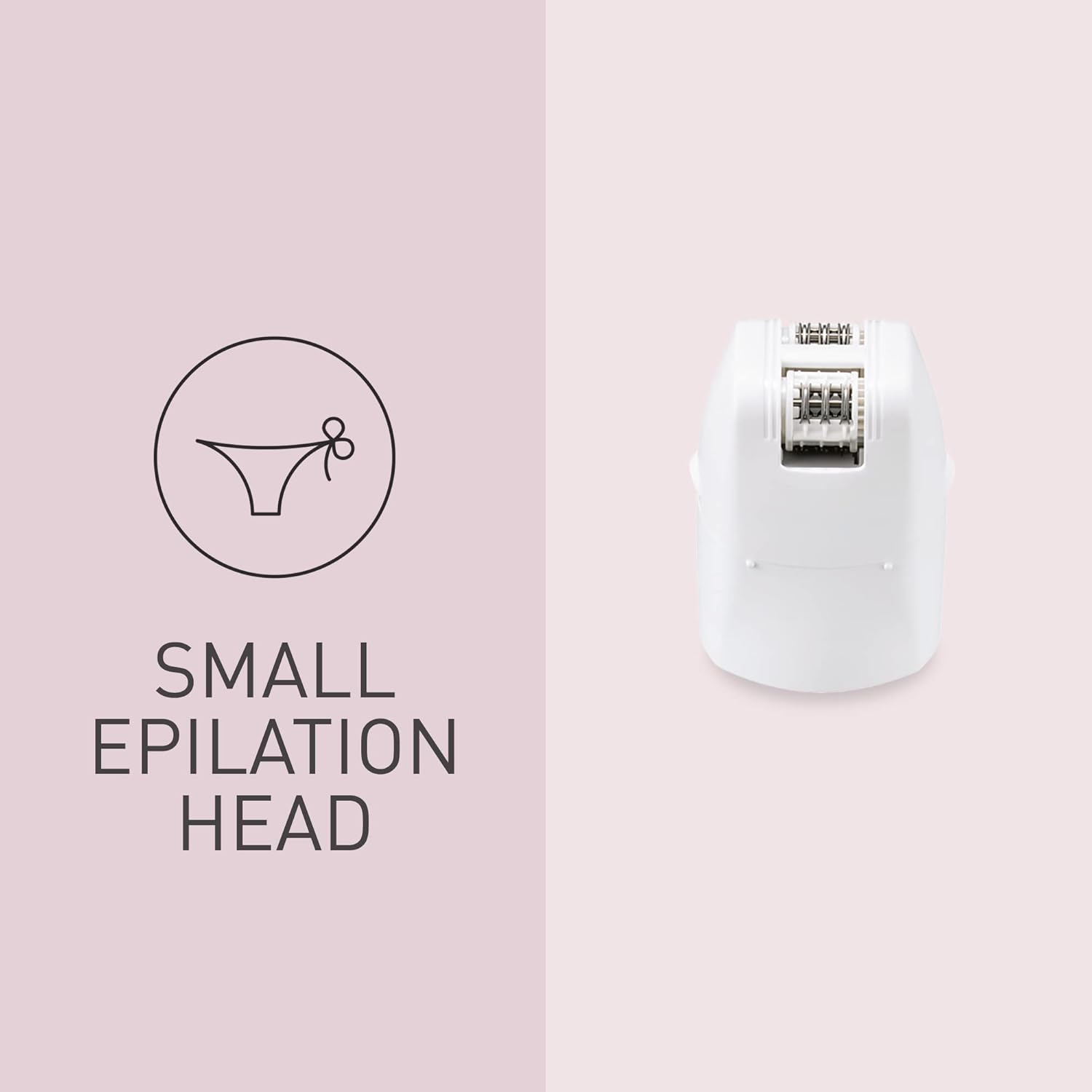 Panasonic Wet/Dry Cordless Epilator with Double Disc Technology, 3 Speed Settings, Rechargeable Battery, 2 Attachments, Flexible Pivoting Head, Pressure Sensor, LED Light, 0.5Mm Hair Removal, Easy Grip Handle (ES-EY31-W541) image number 3