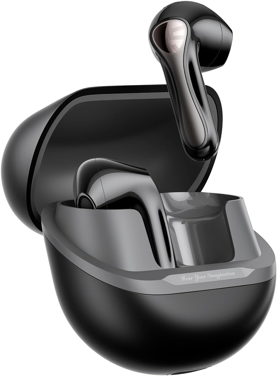 SOUNDPEATS Air5 Lite Wireless Earbuds with Hi-Res Audio, Bluetooth 5.4 Earphones, 13Mm Drivers, LDAC Codec, Noise Cancelling Headphones for Calls, Stereo Sound, 30 Hrs, APP Control (Black)