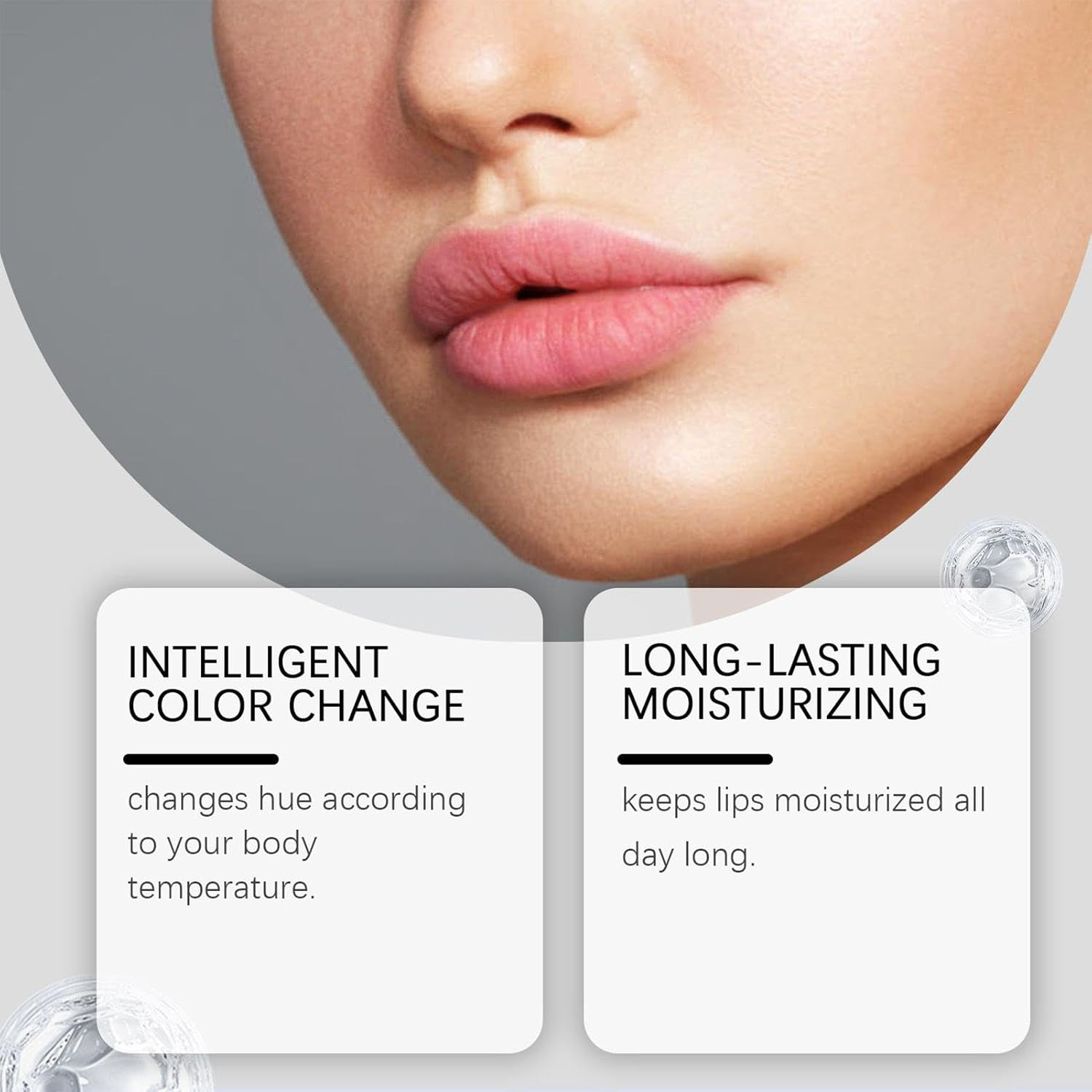 PH Lipstick Color Changing - Mood Lipstick Color Changing Long Lasting, Moisturizing Color Changing Lip Balm, Smudge-Proof Lipgloss, Cheek Tint for Women Girls Daily Makeup image number 4