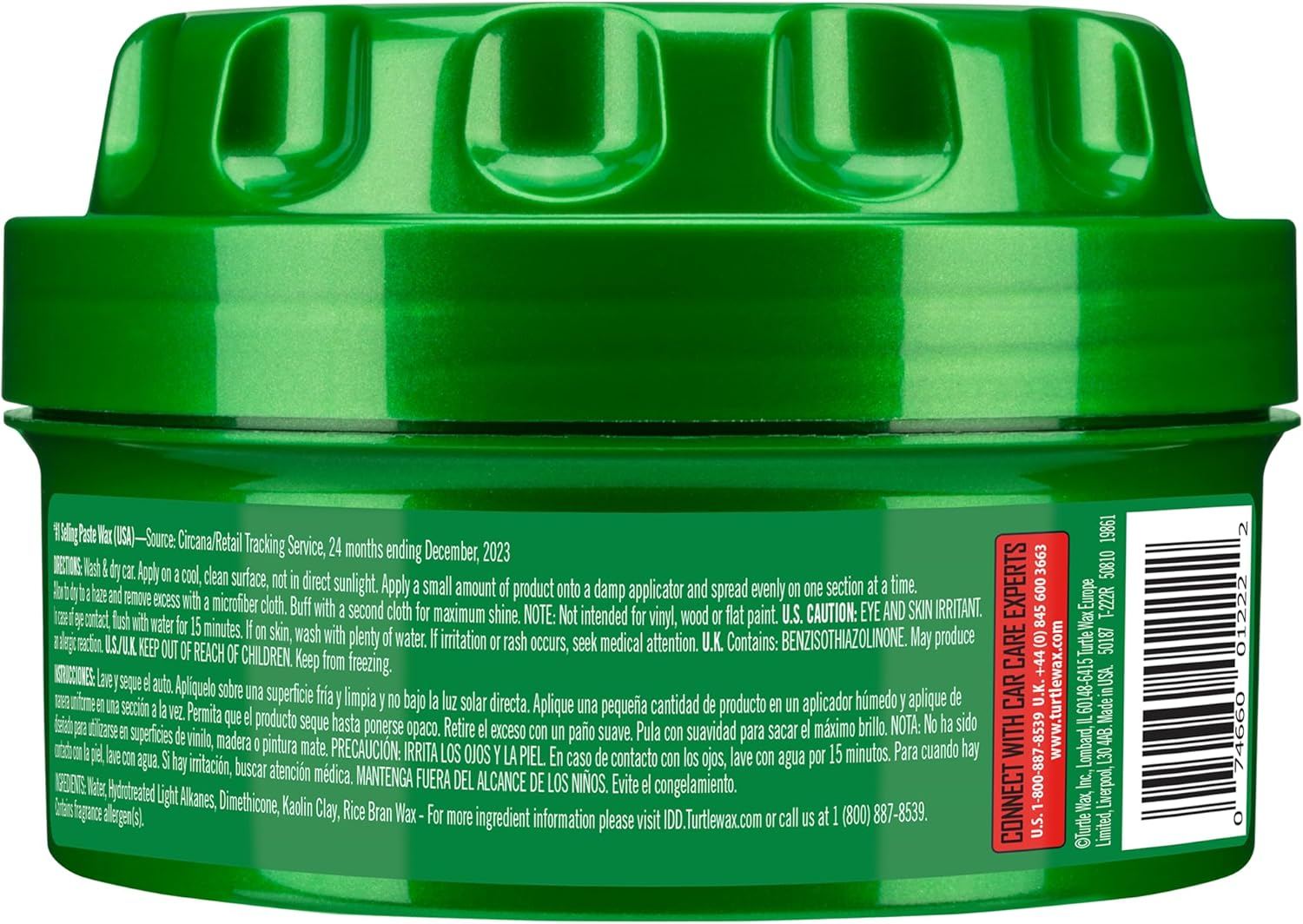 Turtle Wax T-222R Super Hard Shell Paste Wax - 14 Oz. image number 4