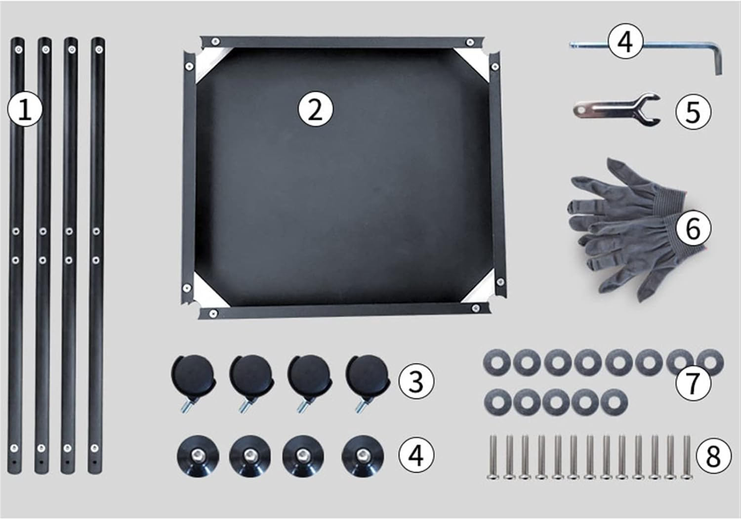 Projector Mount Projector Stand Mobile Four-Wheeled Cart Home Projector Shelf Home Living Room Office Conference Room Universal Pulley Projector Rack Universal Projector Stand image number 5