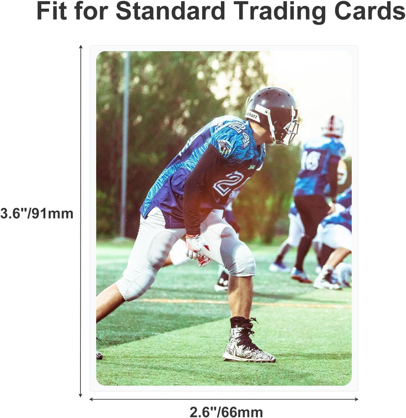 Trading Card Sleeves, One - Cent Card Sleeves (Pack of 200) Suitable for MTG, TCG, Baseball, Football, Game, Trading Cards, Kpop Photocards (66 X 91Mm) image number 2