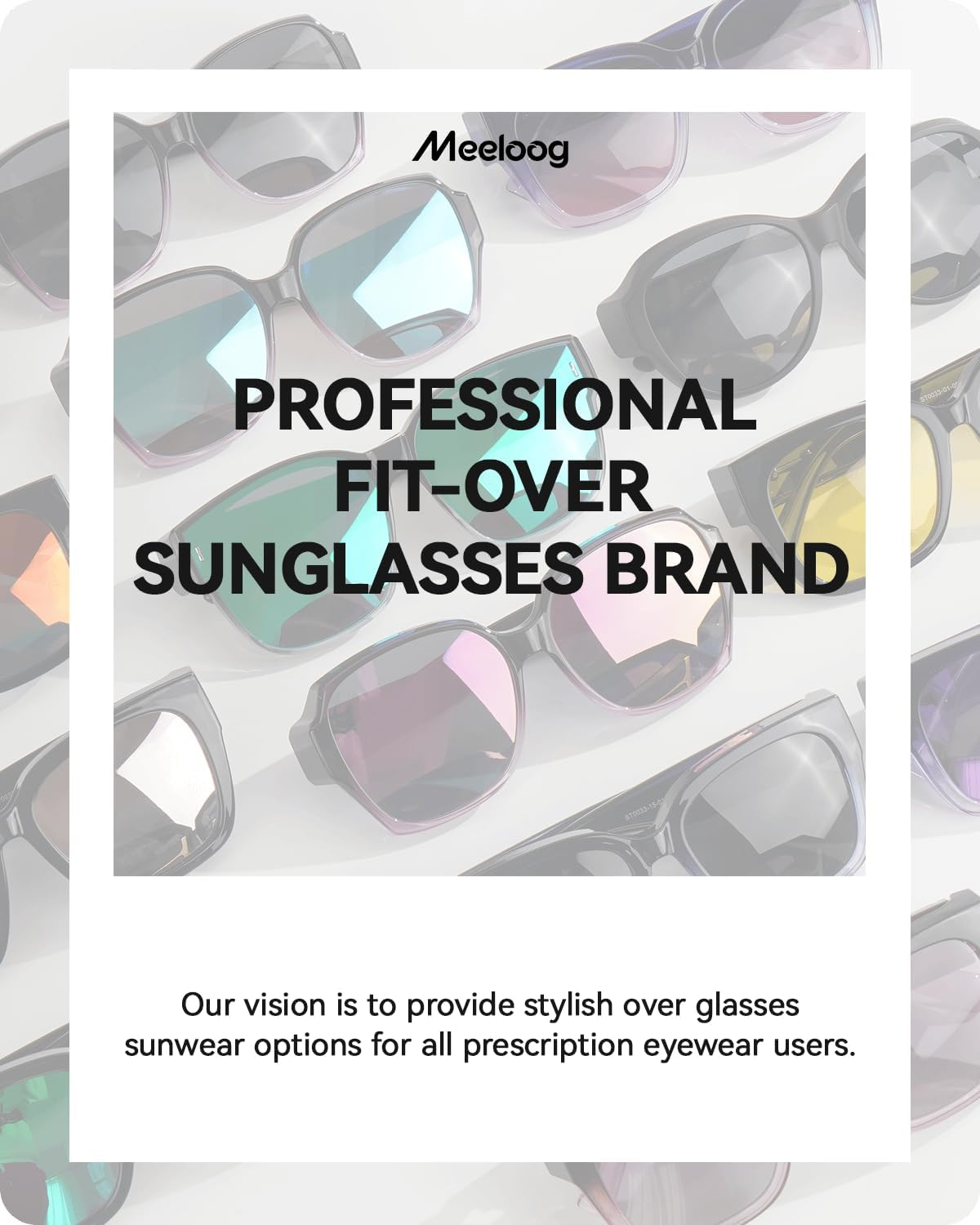 Meeloog Polarized Fit over Glasses Sunglasses for Women, Oversized Fashion Big Sun Glasses Trendy Shades for Driving MST0079 image number 5