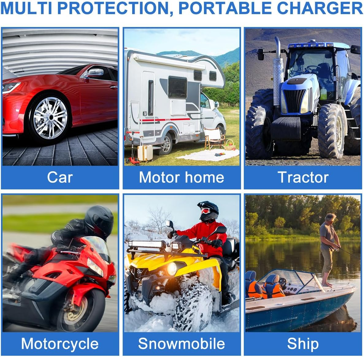 Solar Panel Kit, 12V 30W IP65 Waterproof Trickle Charger, Portable Monocrystalline Solar Powered Battery Charger with Voltage Regulator for Car, RV, Boat, Motorcycle image number 2