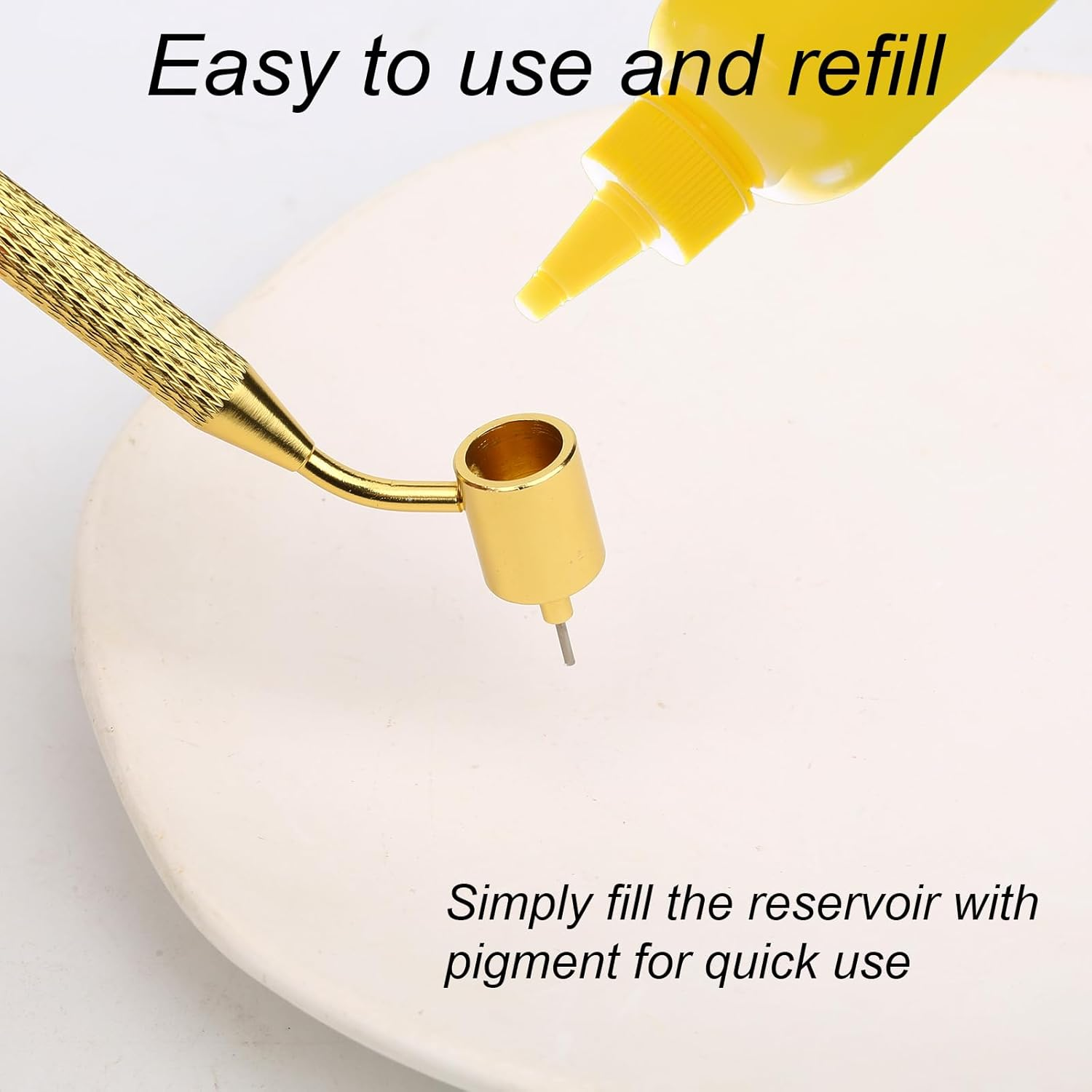 Fine Line Painting Pen 0.5Mm, Automotive Paint Pen Touch up Applicator Golden Tip for Car Paint Chip Repair & Detailing image number 5