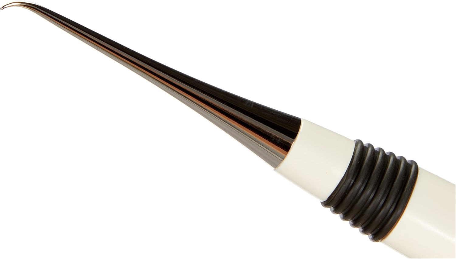 Clover Curved Tailors Awl, Silver/White (4880)