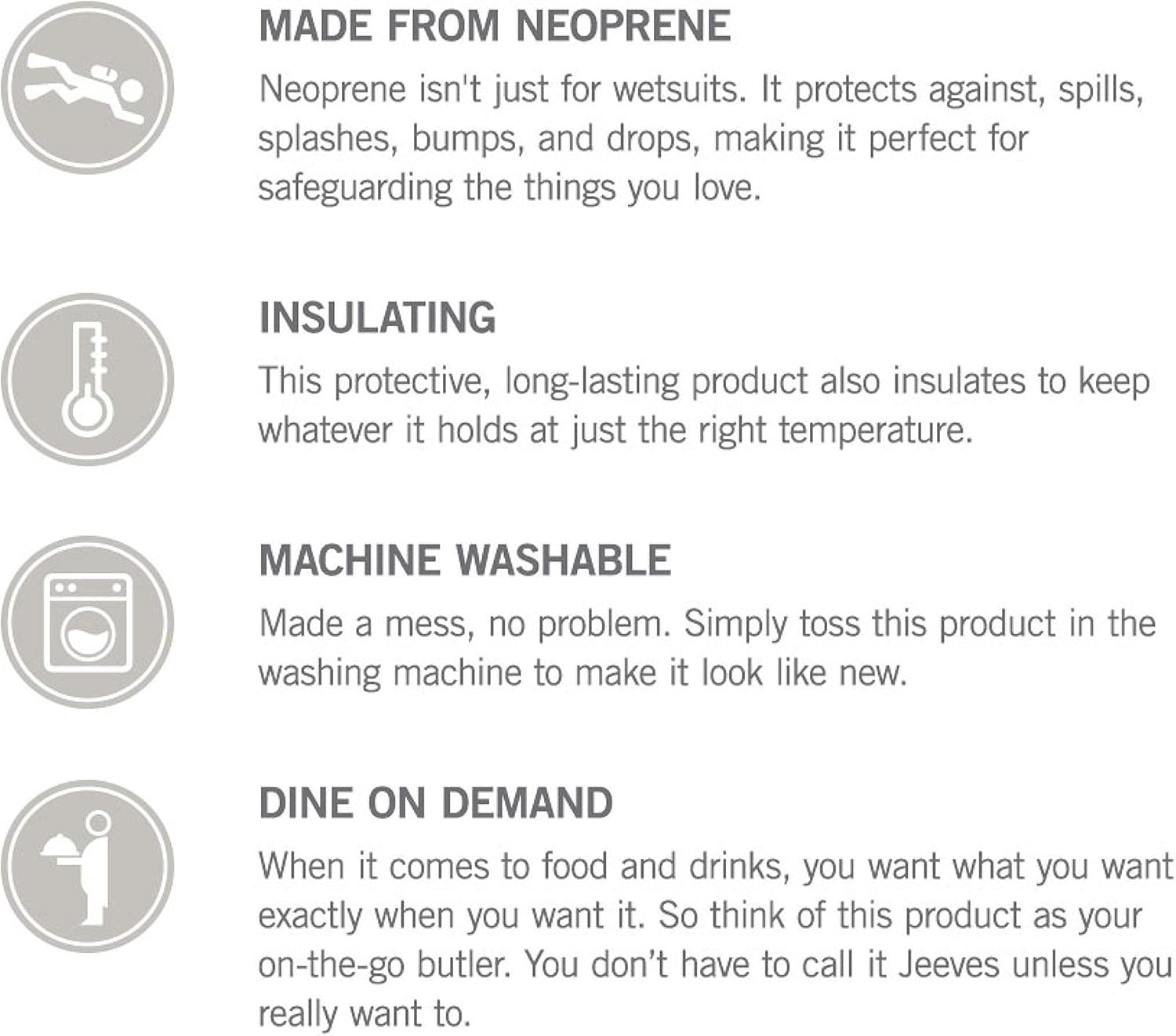 BUILT NY Spicy Relish Neoprene Lunch Bag with Adjustable Crossbody Strap, Black image number 1