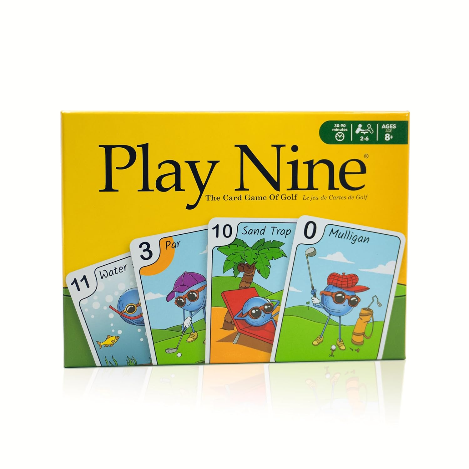 Play Nine - the Golf Card Game for Friends & Families, Fun Strategy Game for Couples, Easy to Play Card Game with Kids, Teens & Adults image number 5