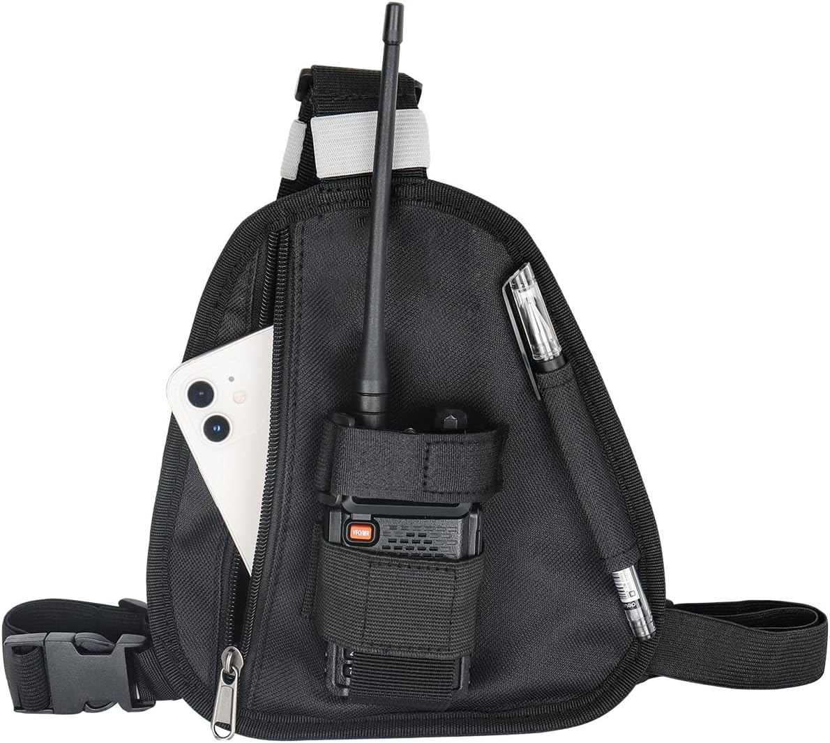 Universal Radio Chest Harness Tactical Vest Nylon Military Vest Chest Rig Pack Pouch Holster Tactical Harness Walkie Talkie