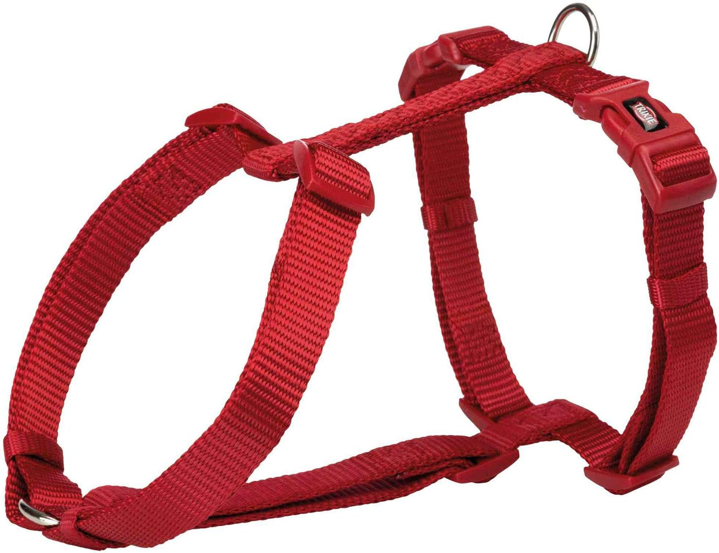 Trixie Premium Dog H-Harness, 75 - 100 Cm X 25 Mm, Red