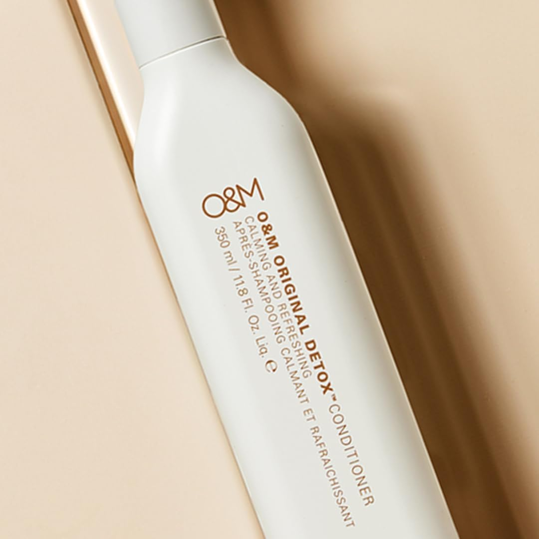 O&M Original Detox Conditioner - 350Ml - Colour Safe, ​​Clean from Sulfates, Parabens, Silicones, MIT, Phthalates, Triclosan, Propylene Glycol & Gluten, PETA Certified & Vegan, Australian Made, PCR Packaging image number 4