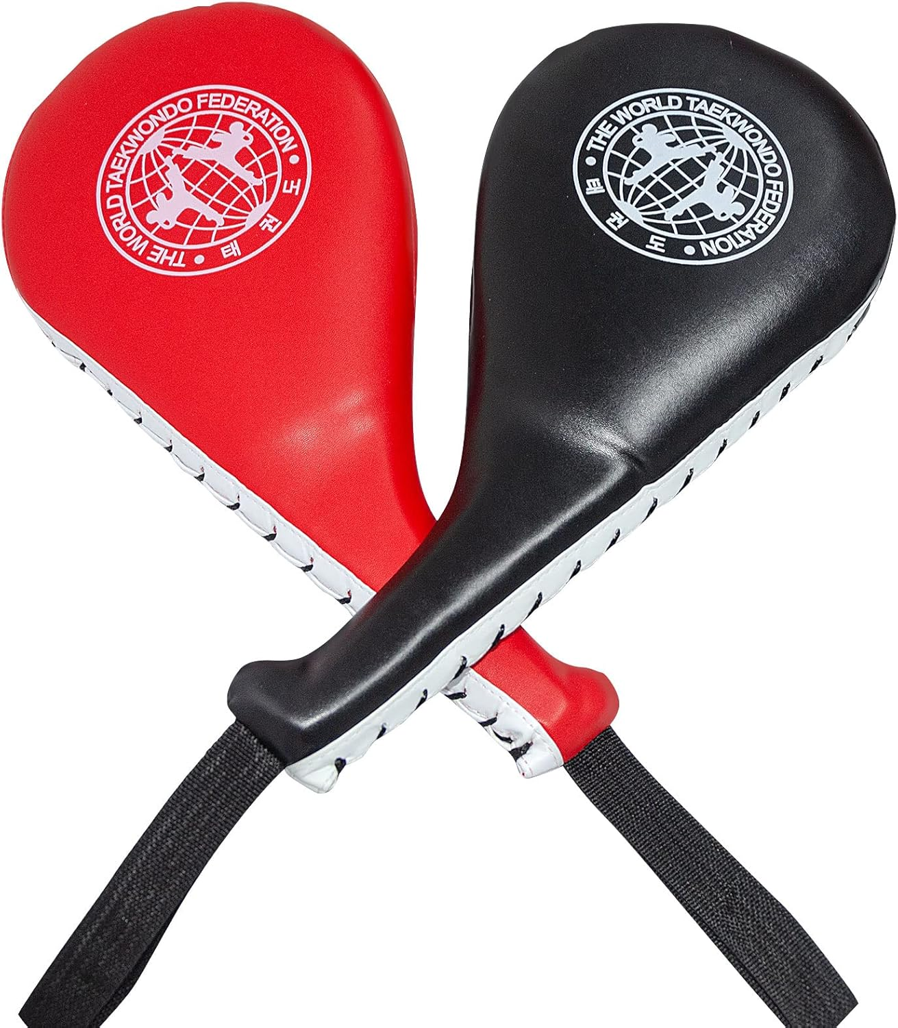 JANNO 2 Pack Taekwondo Kick Pads, Double Strike Boxing Pads, Striking Karate Martial Arts Training Target Pad, Karate Kicking Target for Kids Youth Adult